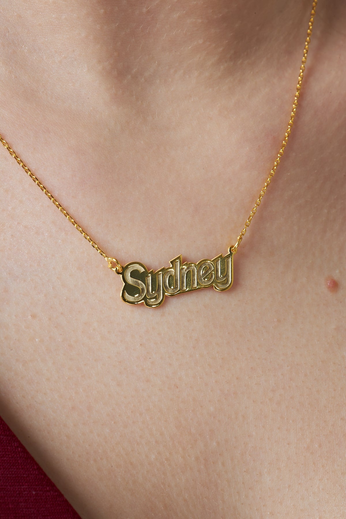 REFLEKTOR NAMENSKETTE | 925 SILBER