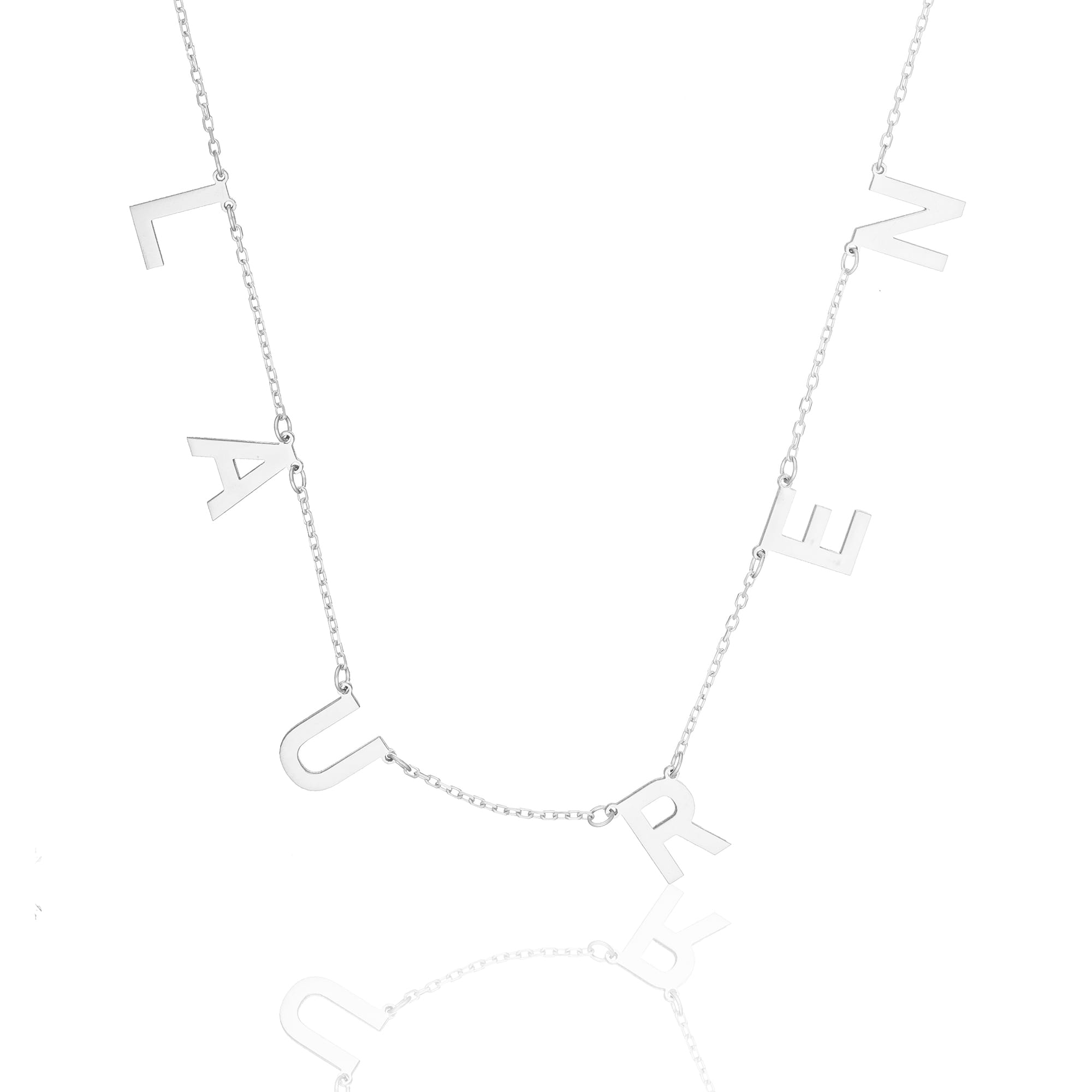 Simple Name Chain Necklace - 925 Silver