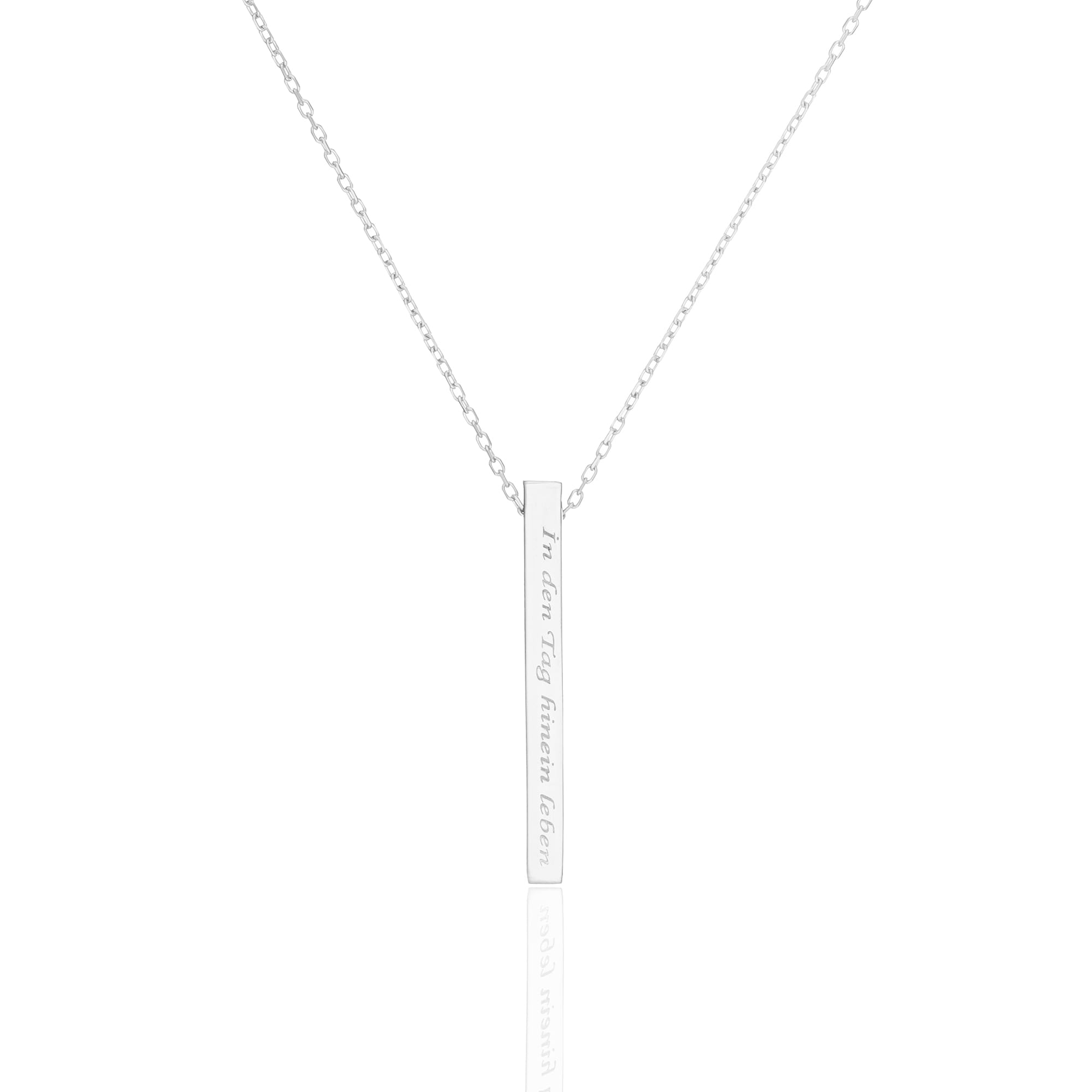 Nameplate Necklace - 925 Silver