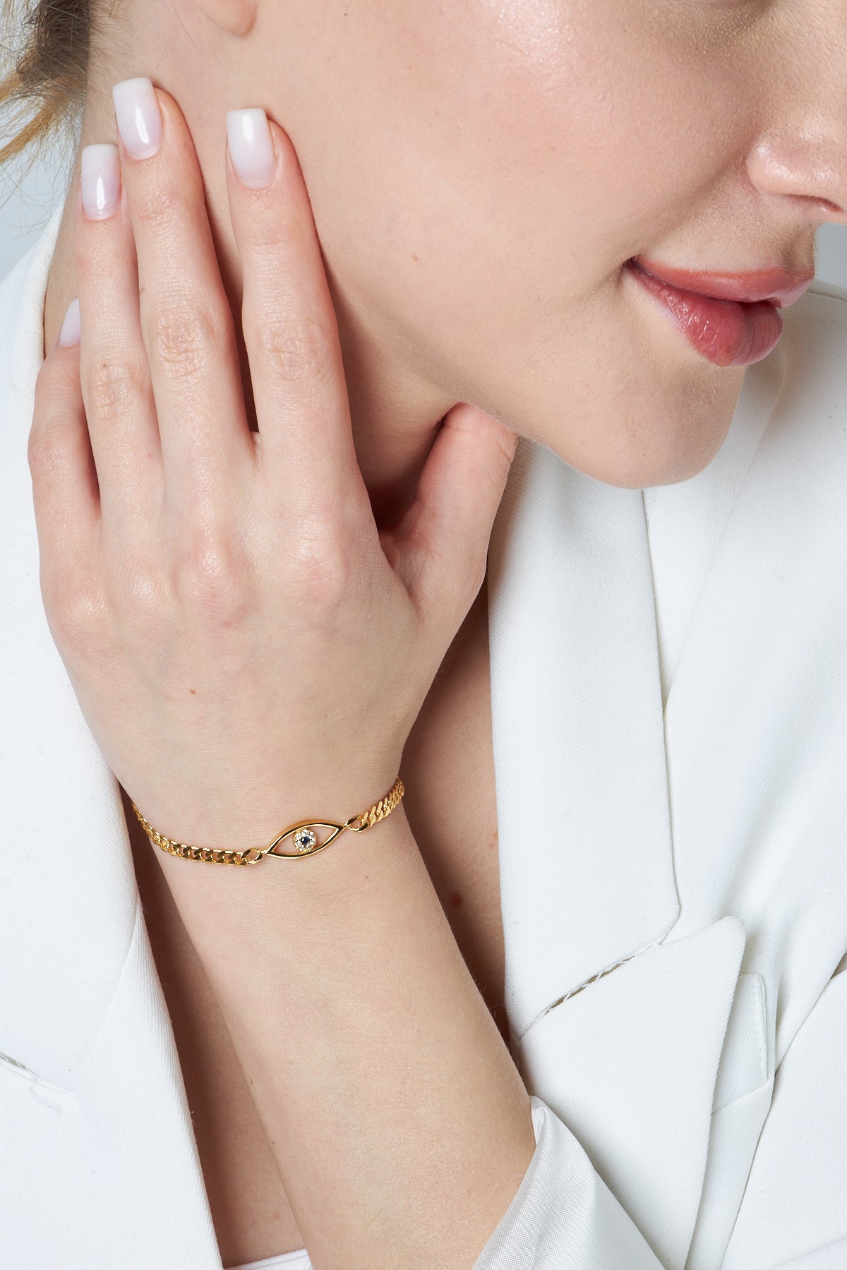 Eye Chain Bracelet - 925 SILVER