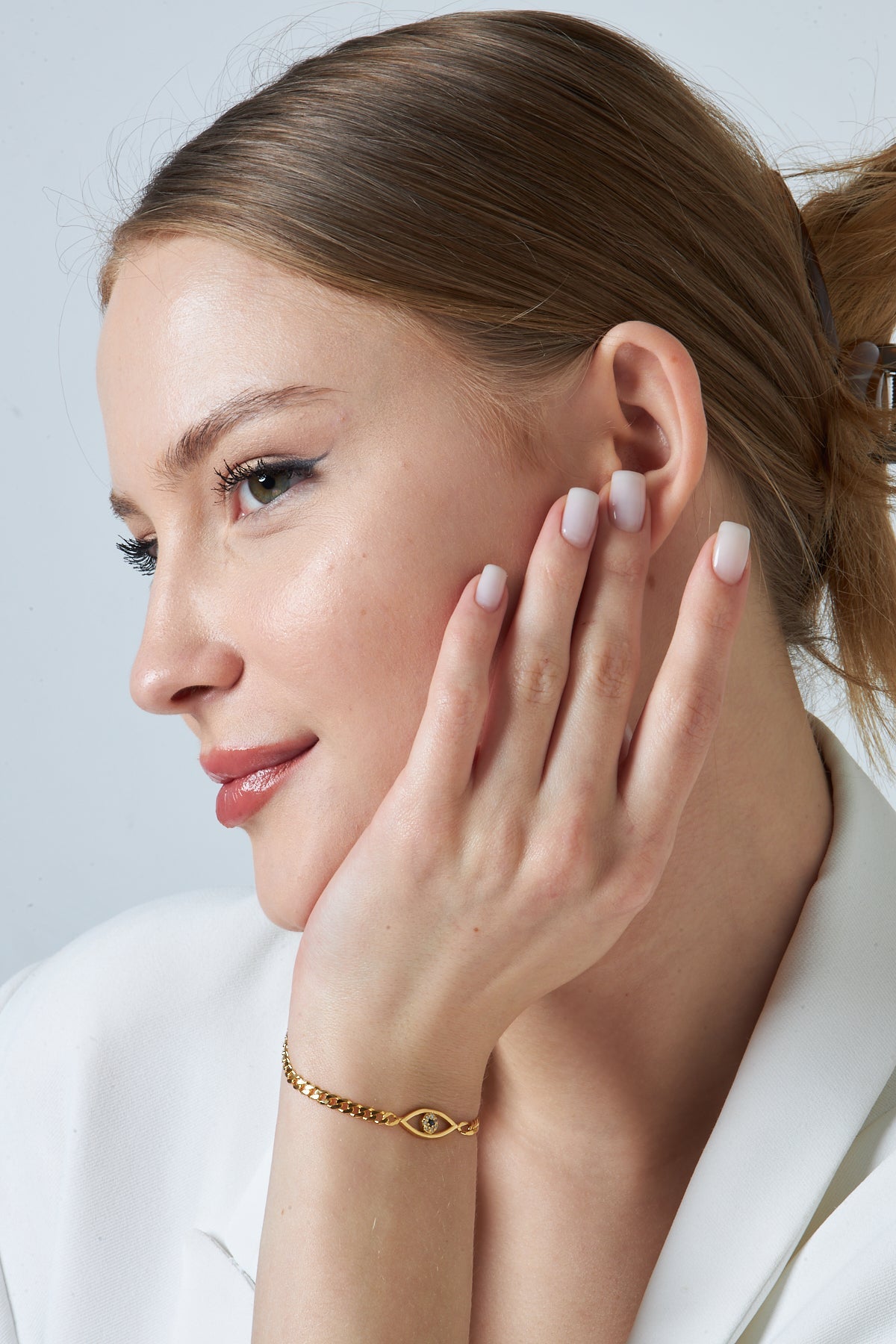 Eye Chain Bracelet - 925 SILVER