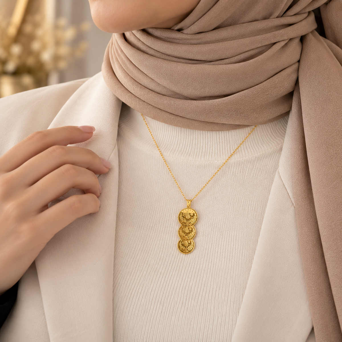 TUGRA KETTE | 22K GOLD