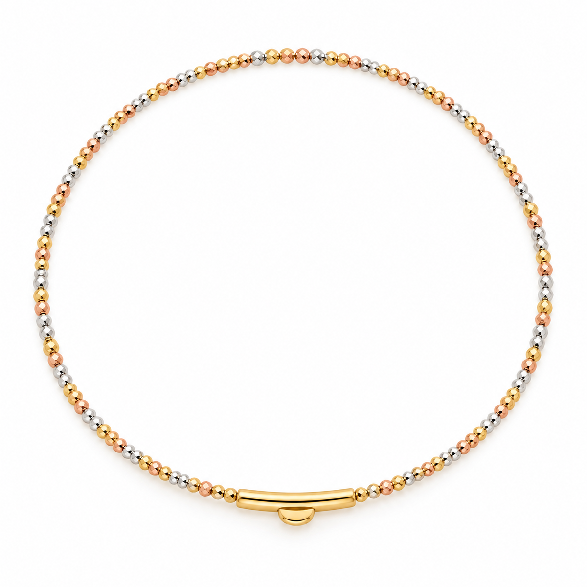 TRICOLOR MINI DORIKA ARMBAND | 14K GOLD