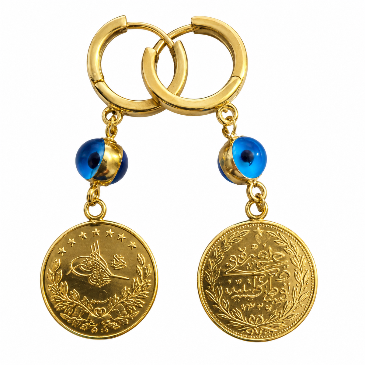 RESAT NAZAR HÄNGENDE OHRRING | 22 K GOLD