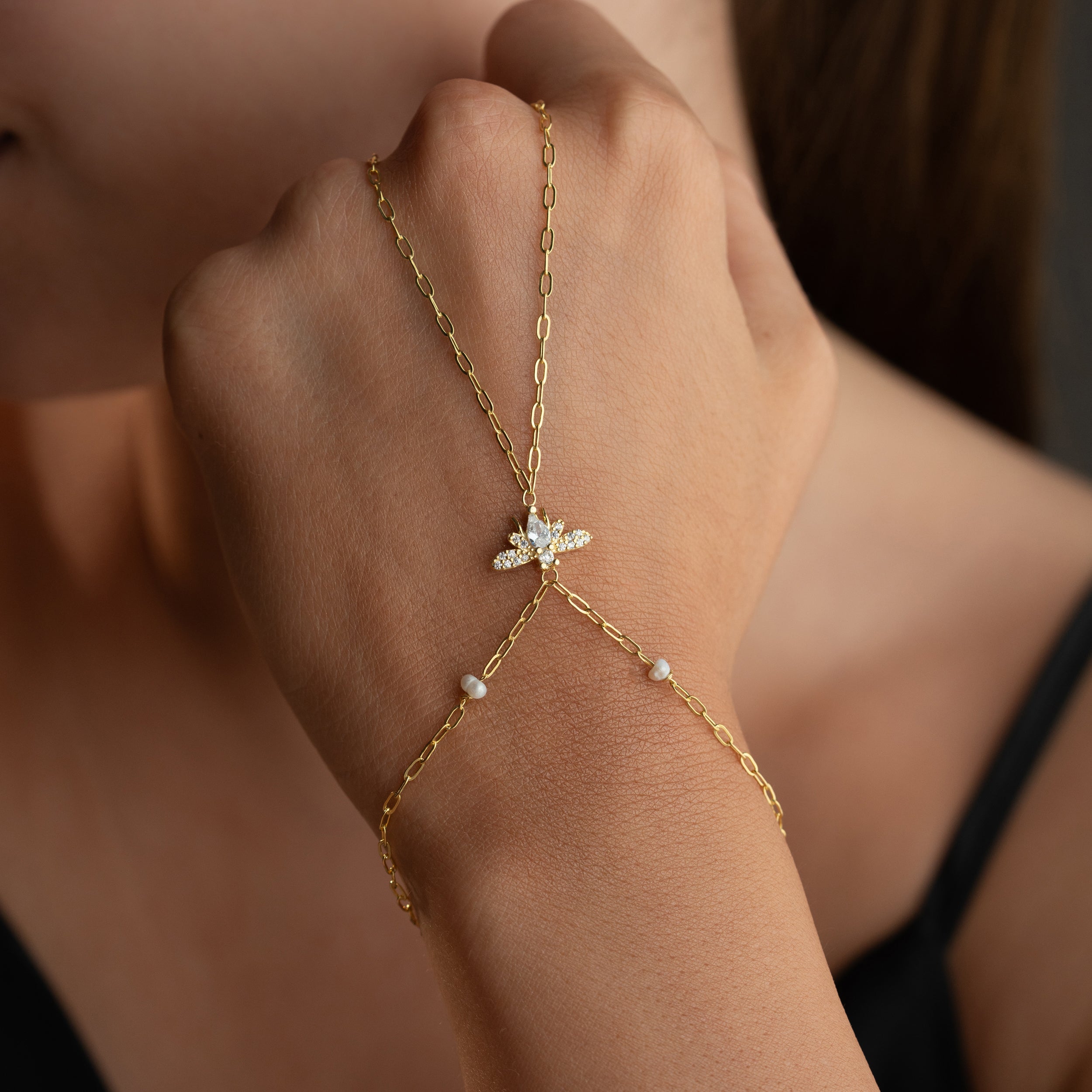 HONEY HANDKETTE | 925 SILBER