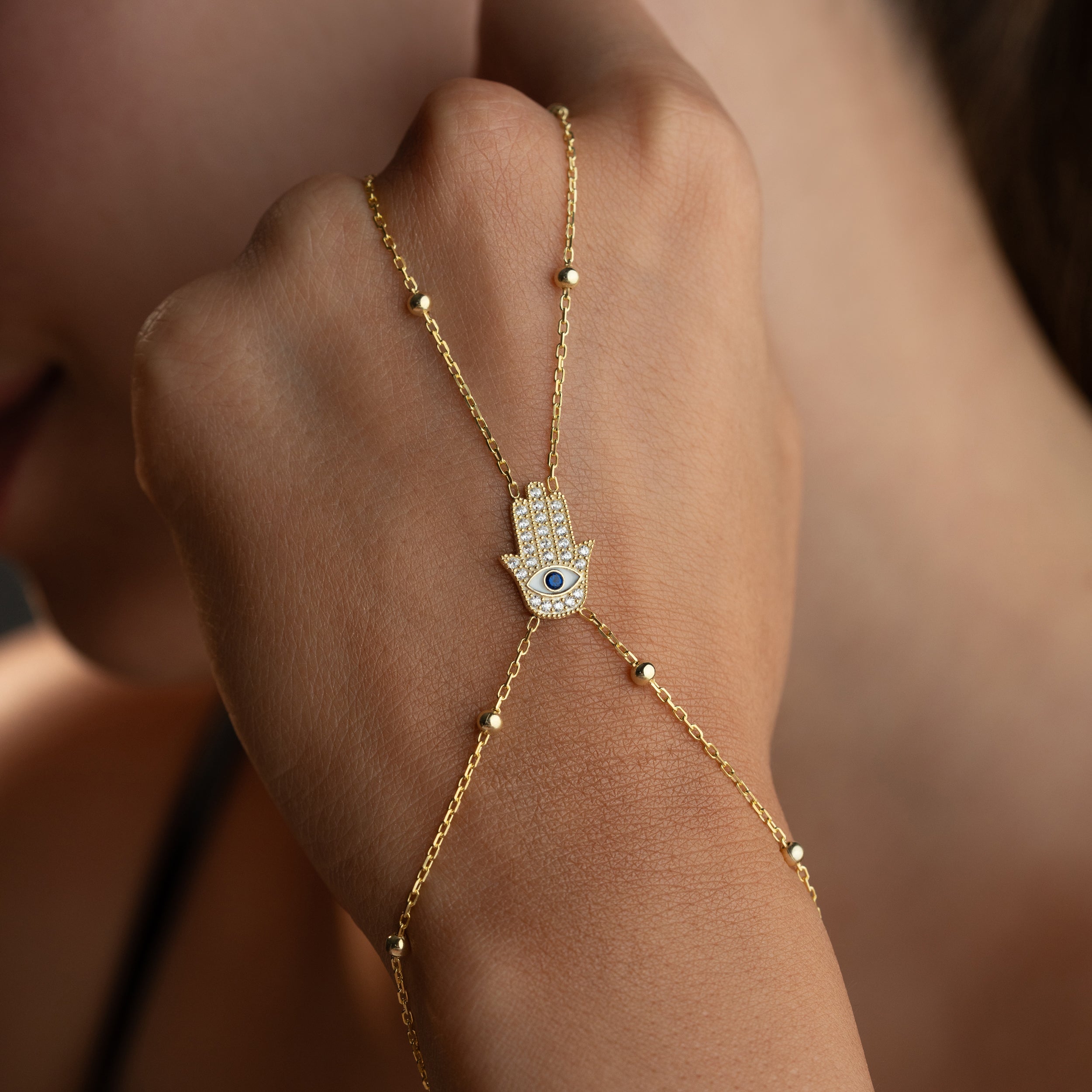 HAMSA HANDKETTE | 925 SILBER