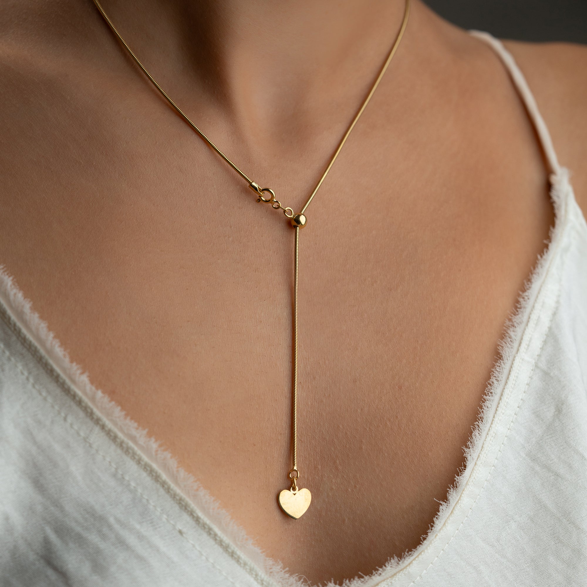 HERZLINIE Y HALSKETTE | 925 SILBER