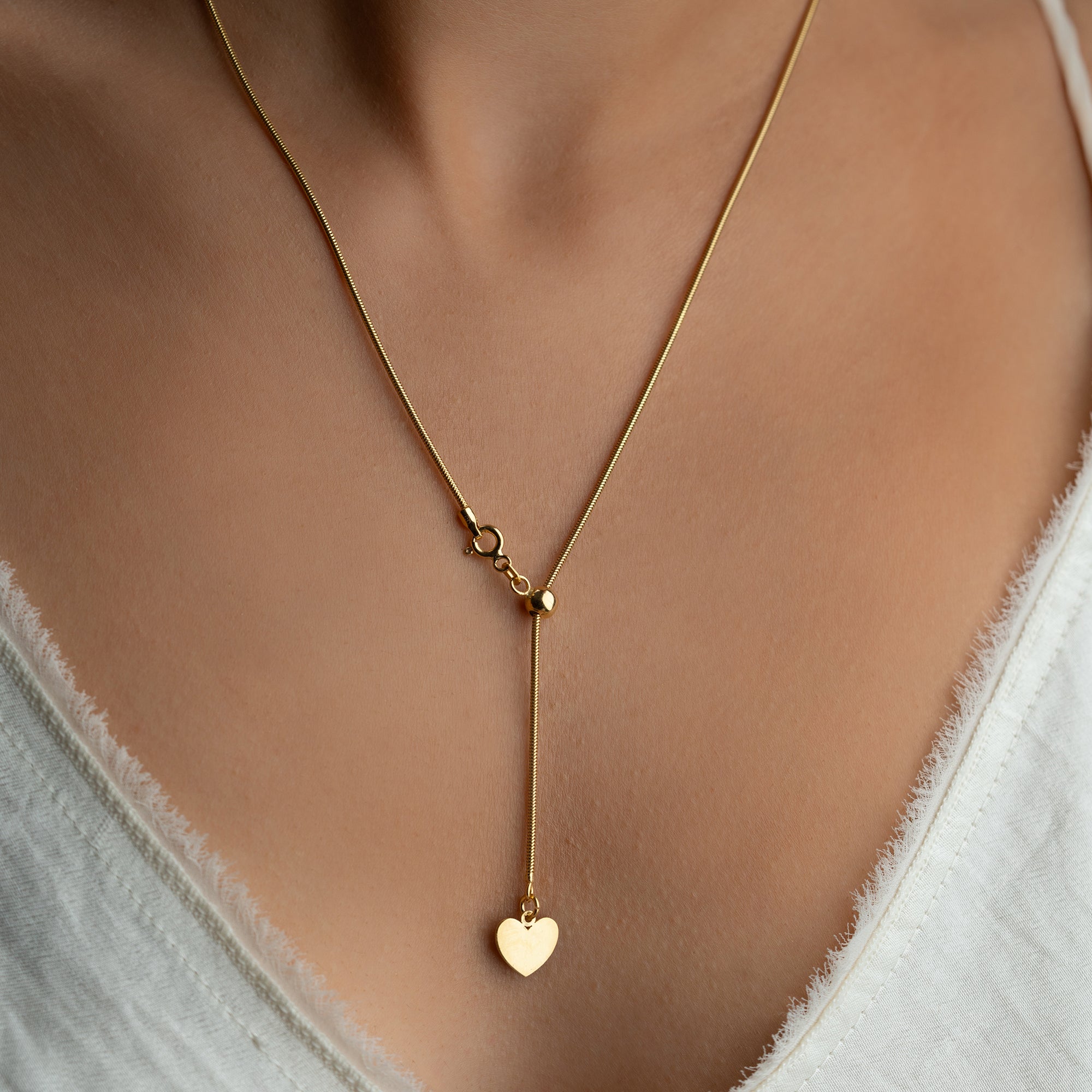 HERZLINIE Y HALSKETTE | 925 SILBER