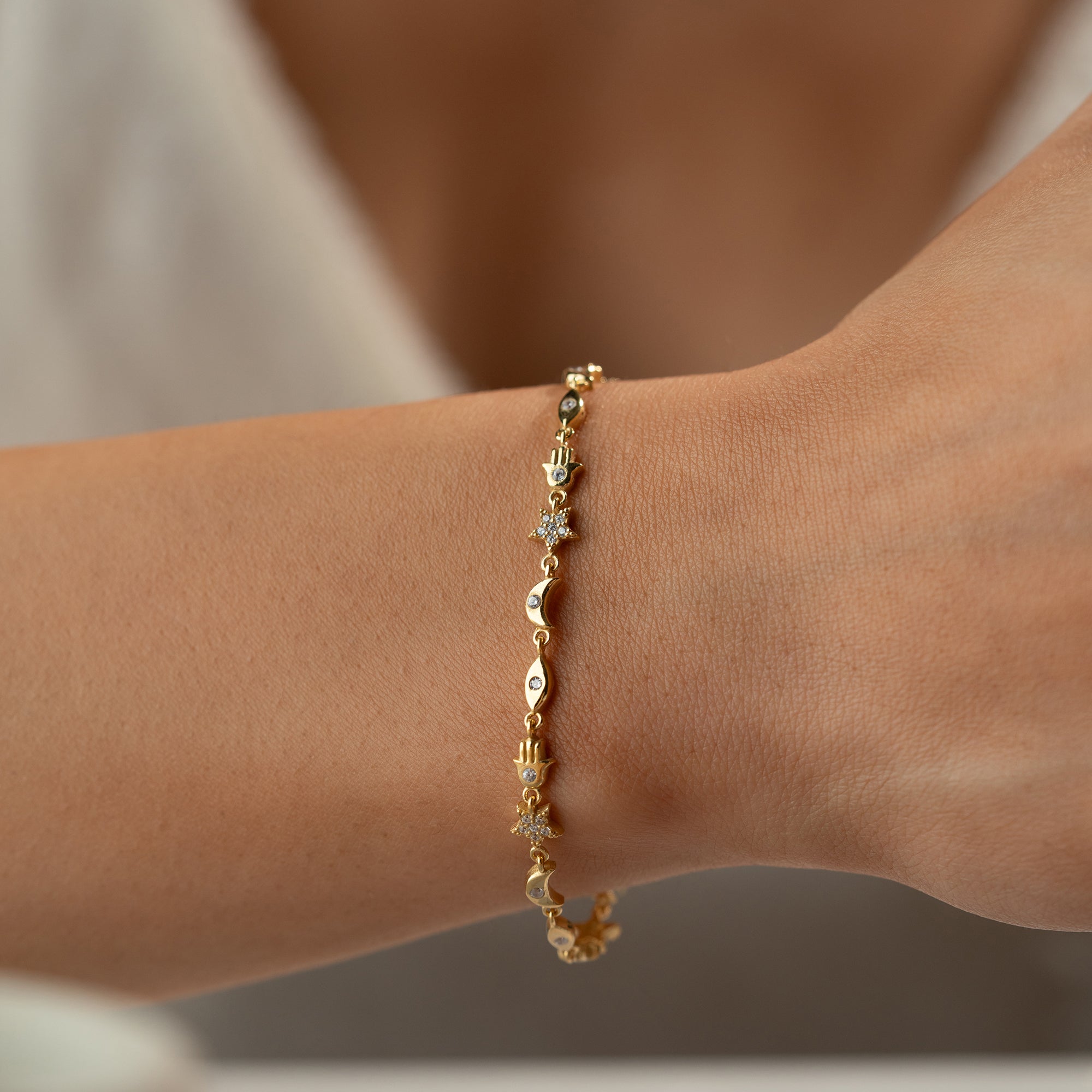 LUNA CHARM ARMBAND | 925 SILBER