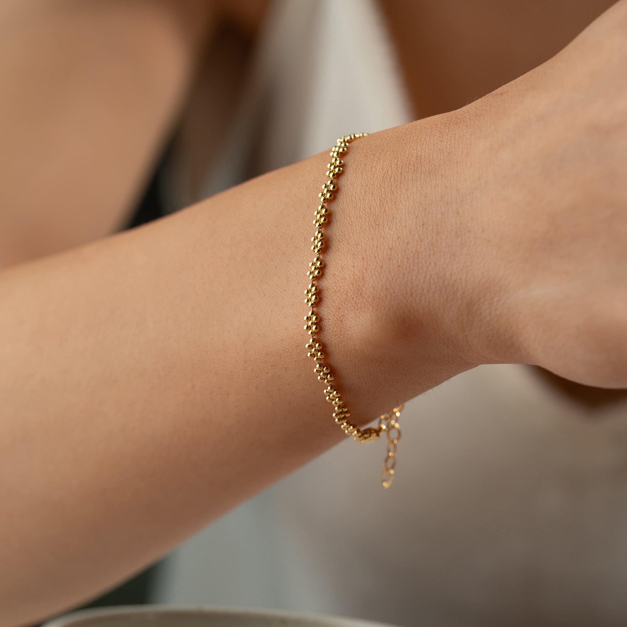 DAISY CHAIN ARMBAND | 925 SILBER