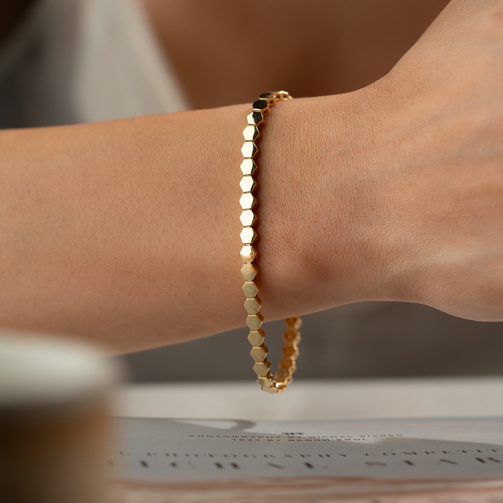 HEXAGON ARMBAND | 925 SILBER