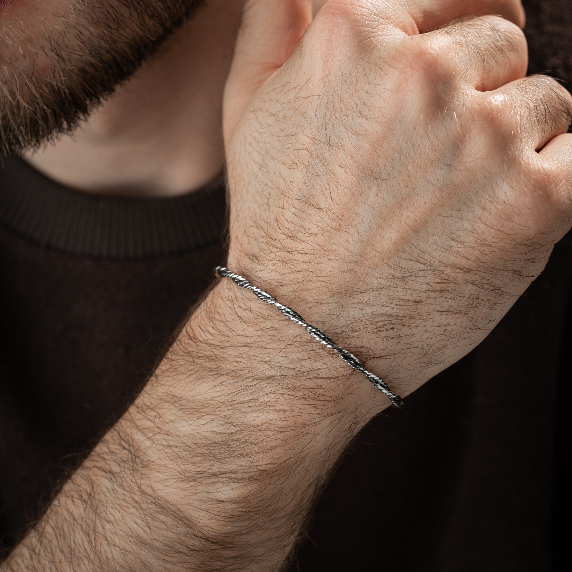 HERREN ARMREIFEN MODEL 1 | 925 SILBER