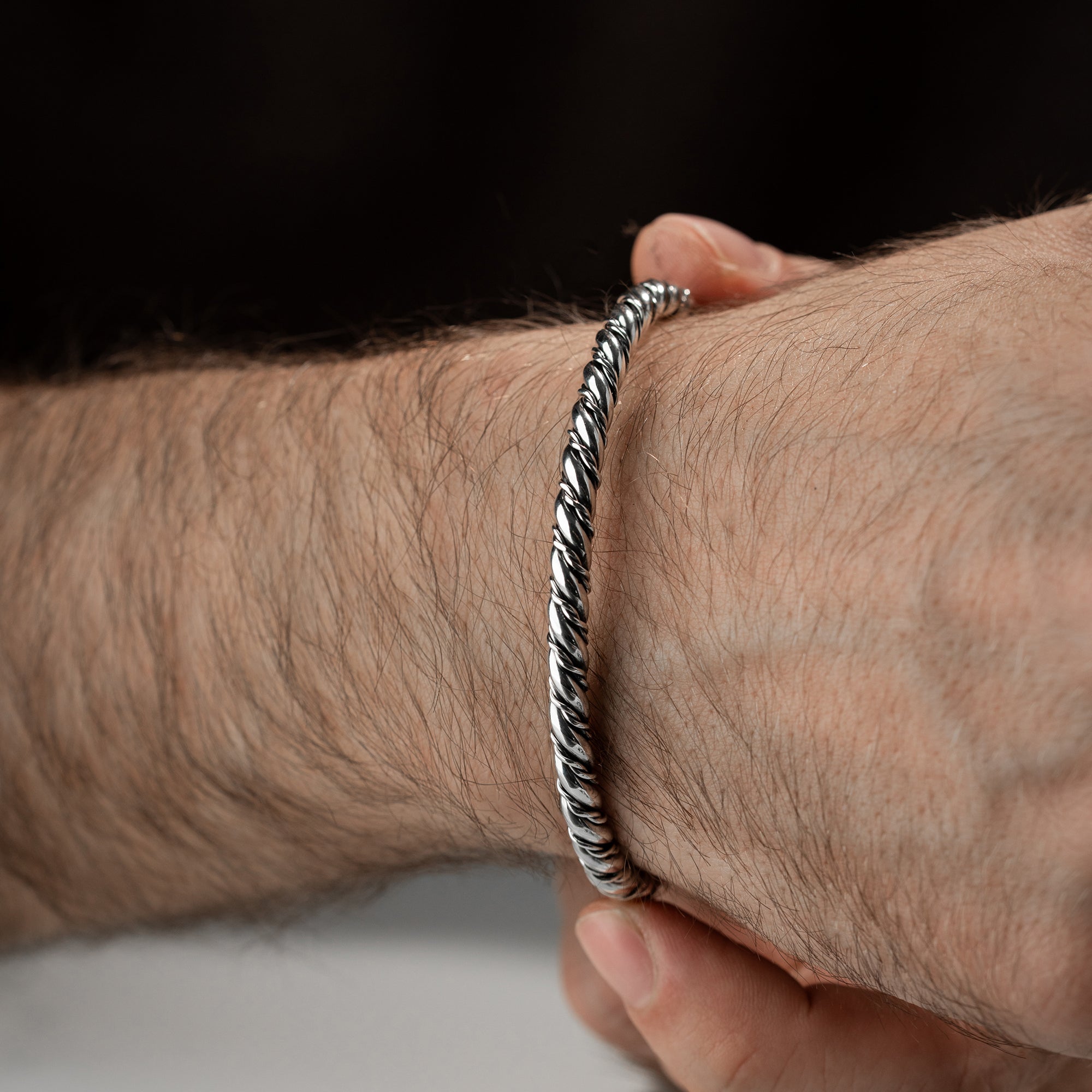 HERREN ARMREIFEN MODEL 2 | 925 SILBER