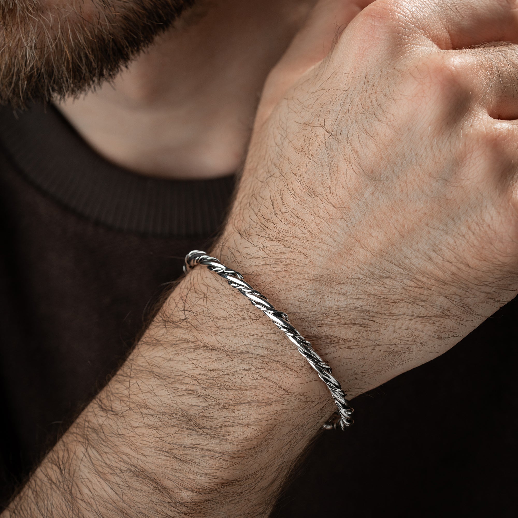 HERREN ARMREIFEN MODEL 3 | 925 SILBER