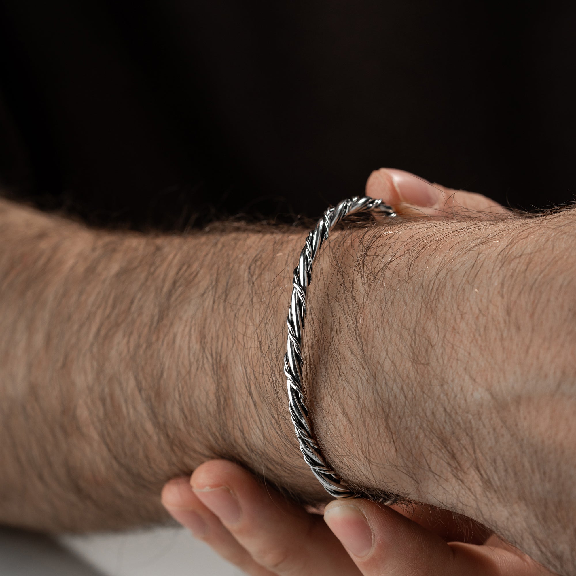 HERREN ARMREIFEN MODEL 3 | 925 SILBER