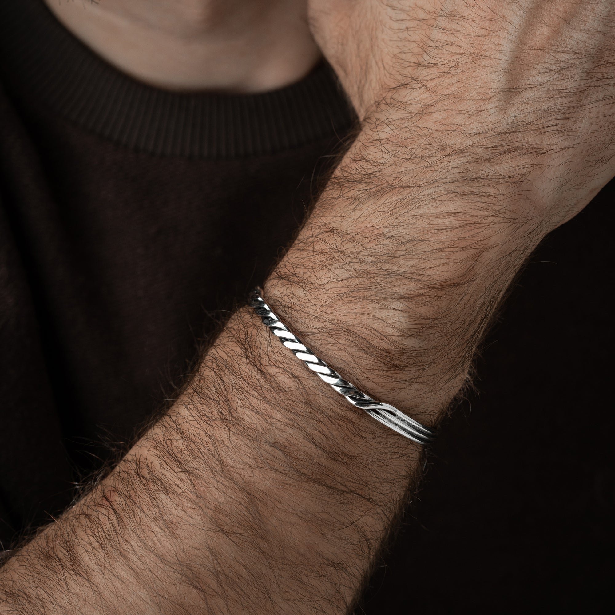 HERREN ARMREIFEN MODEL 5 | 925 SILBER