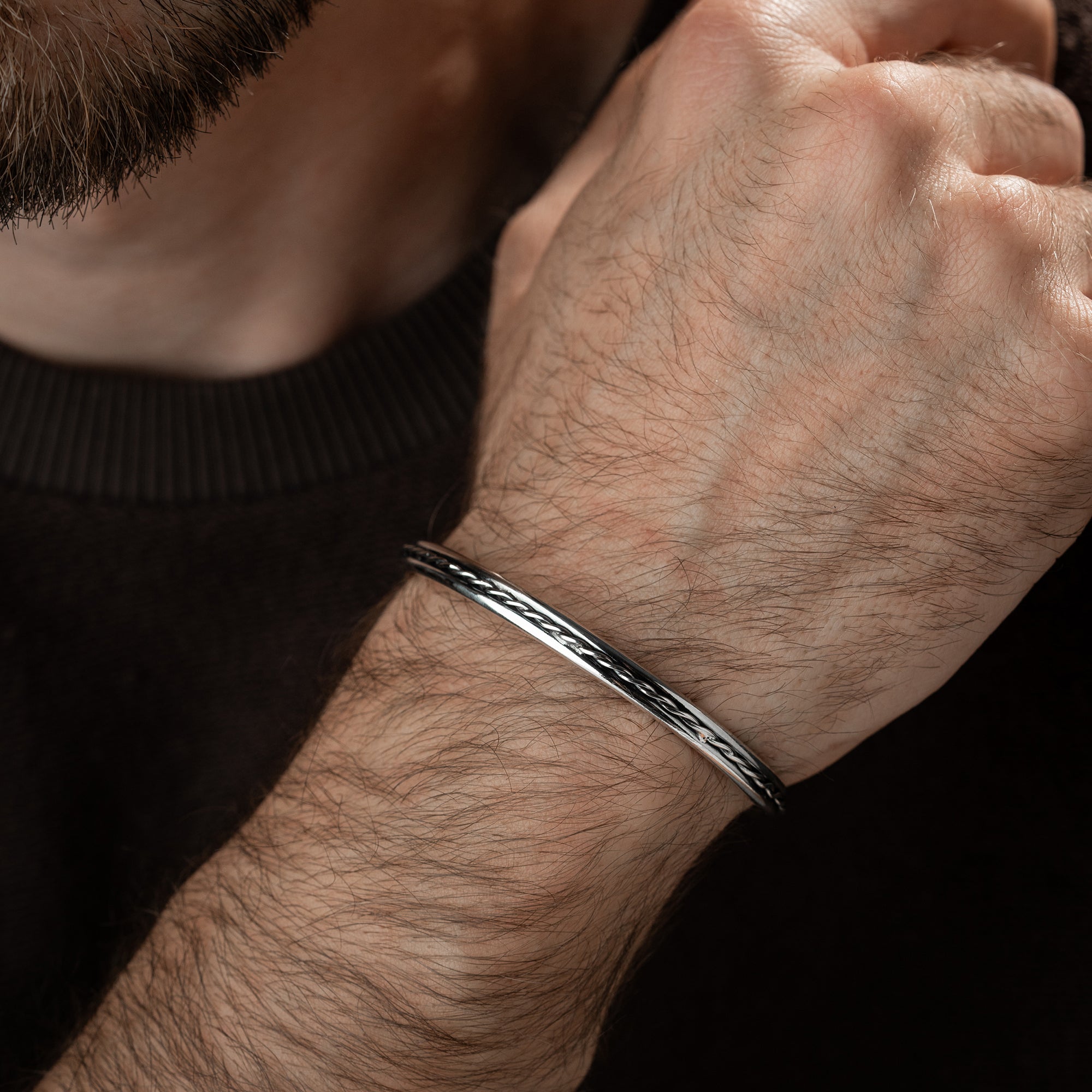 HERREN ARMREIFEN MODEL 6 | 925 SILBER