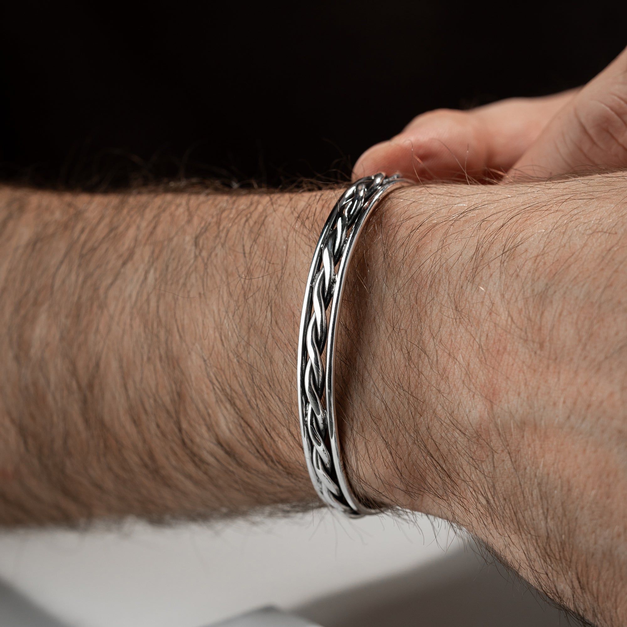 HERREN ARMREIFEN MODEL 7 | 925 SILBER