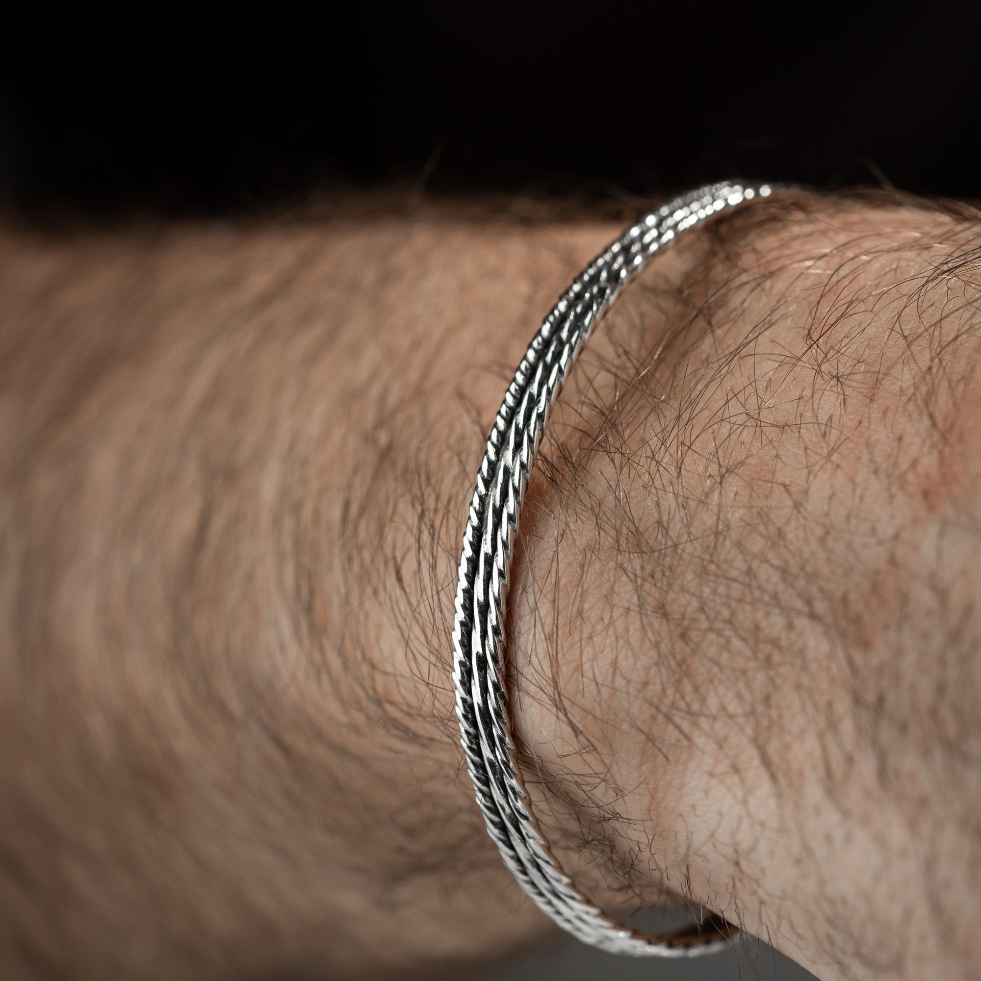 HERREN ARMREIFEN MODEL 8 | 925 SILBER