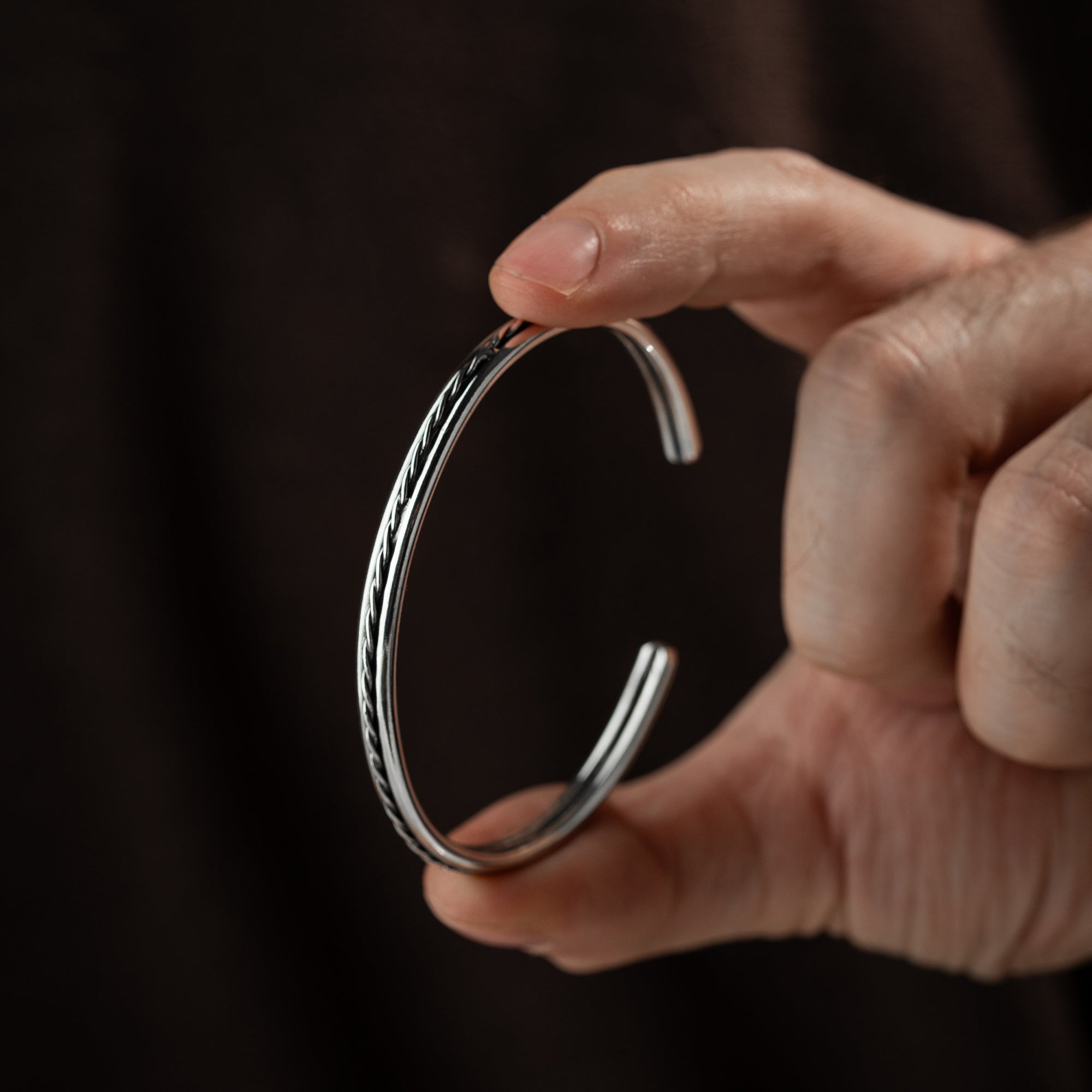 HERREN ARMREIFEN MODEL 6 | 925 SILBER