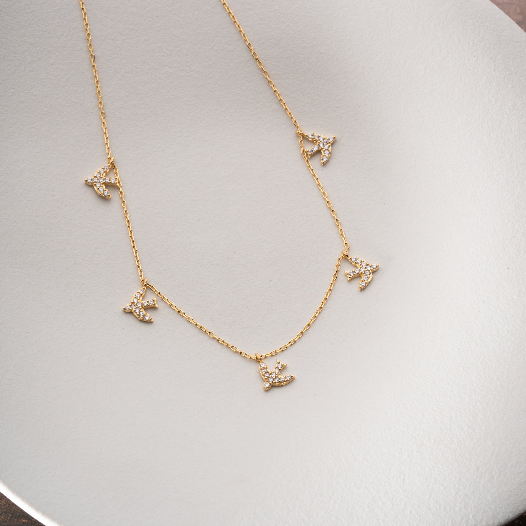 VOGEL HALSKETTE | 925 SILBER