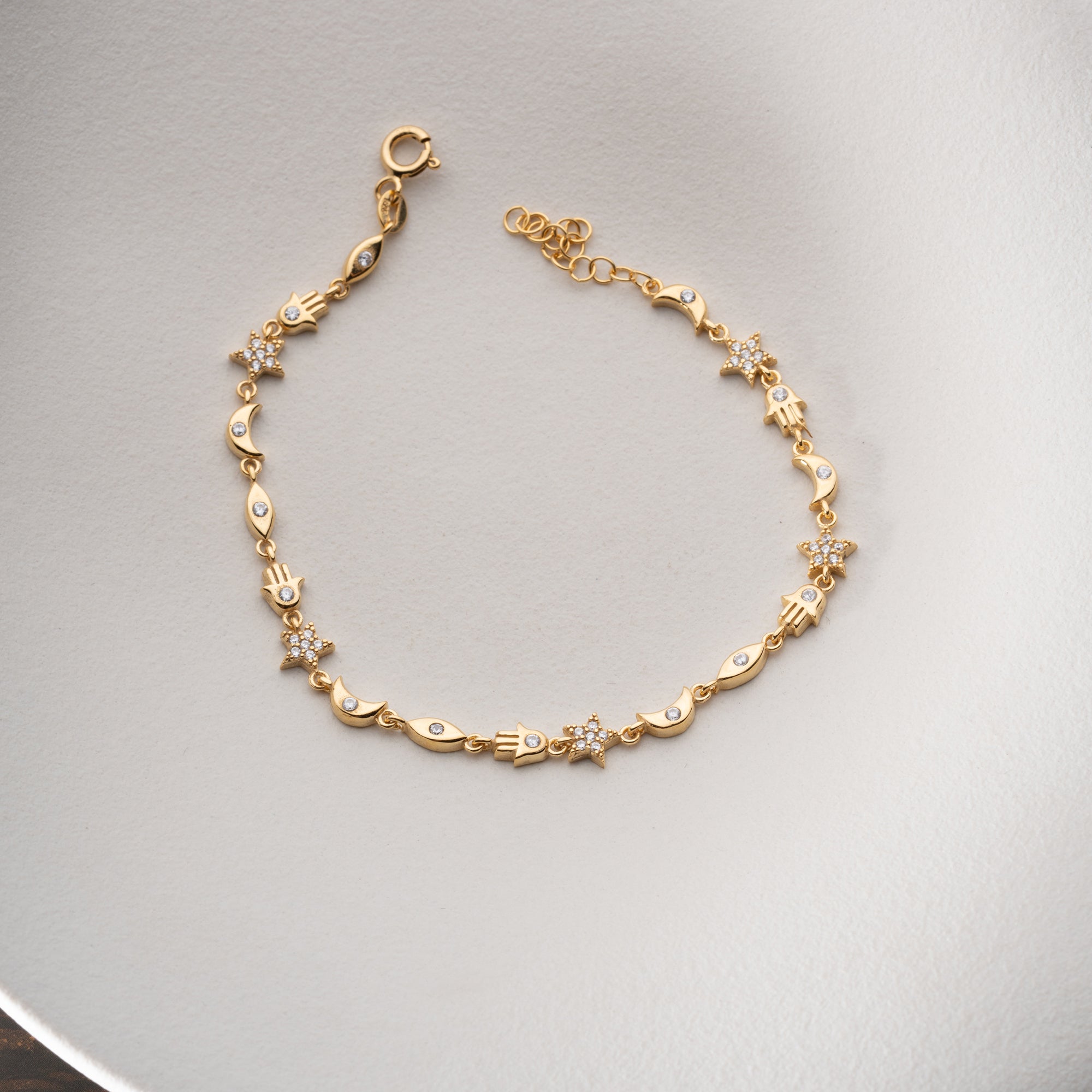 LUNA CHARM ARMBAND | 925 SILBER