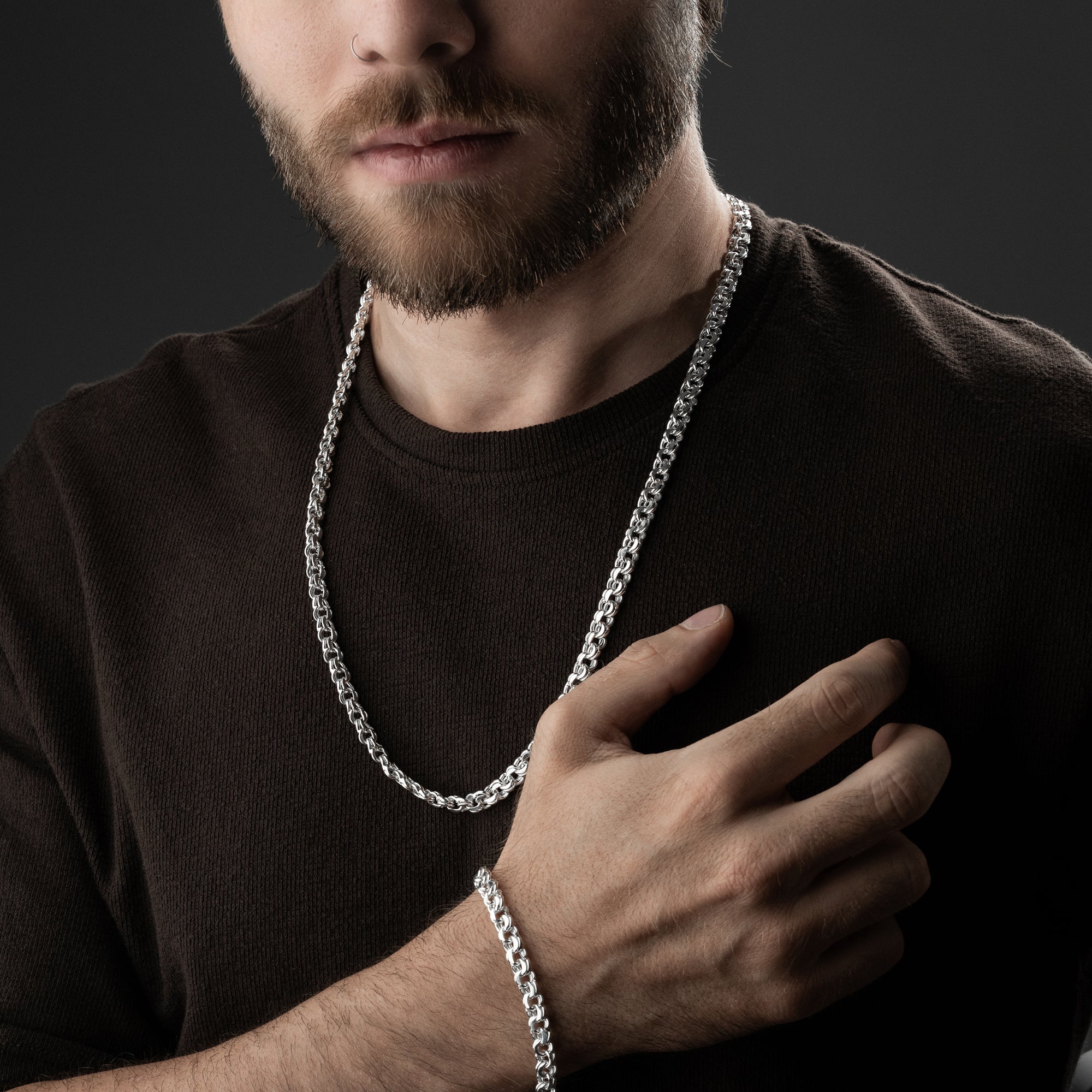 TITANBAND HALSKETTE | 925 SILBER