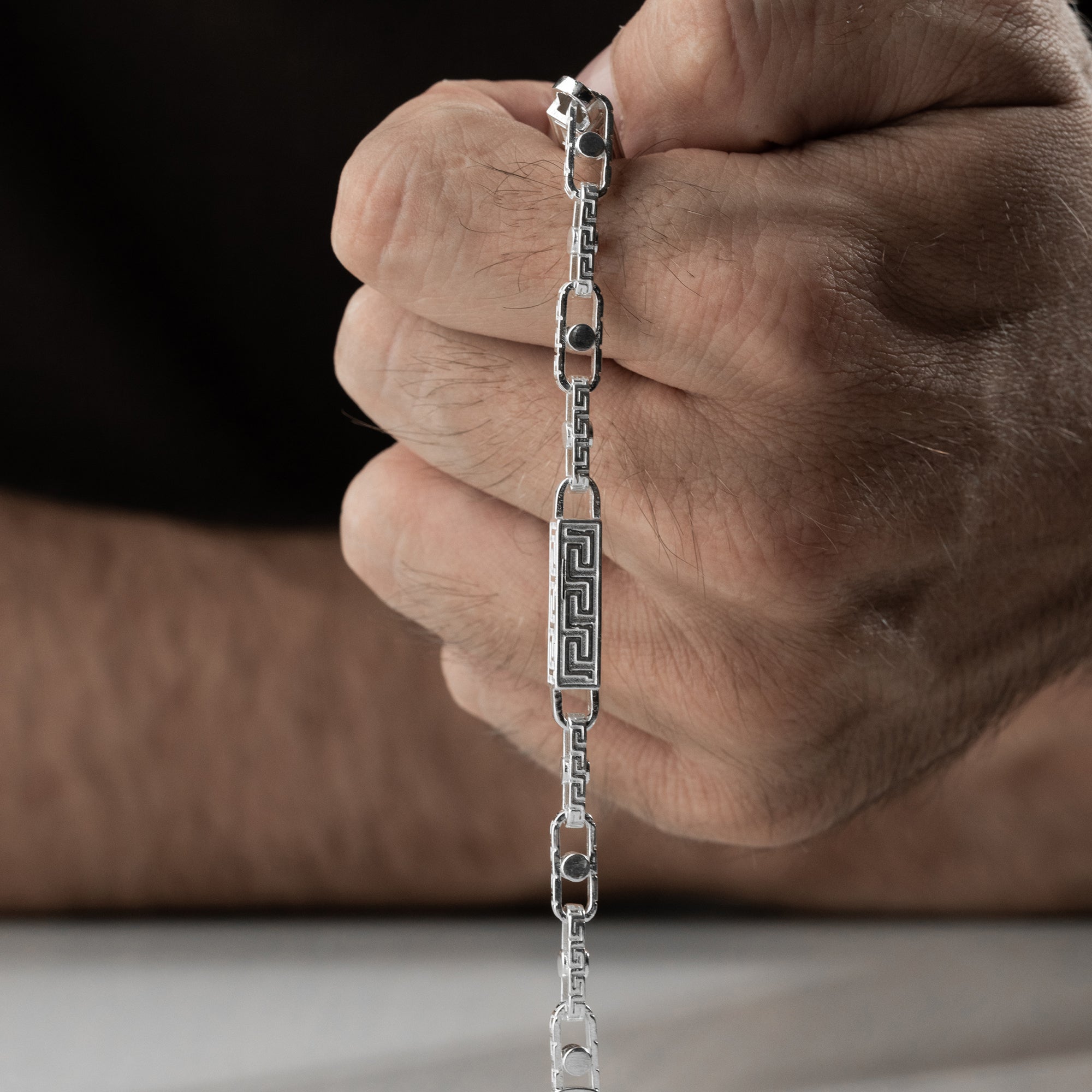 GREEK MONTE CARLO ARMBAND | 925 SILBER