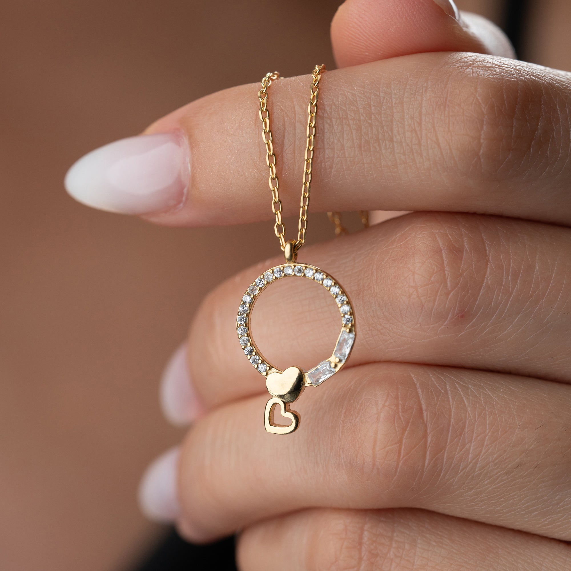 LIEBESRING HALSKETTE | 925 SILBER