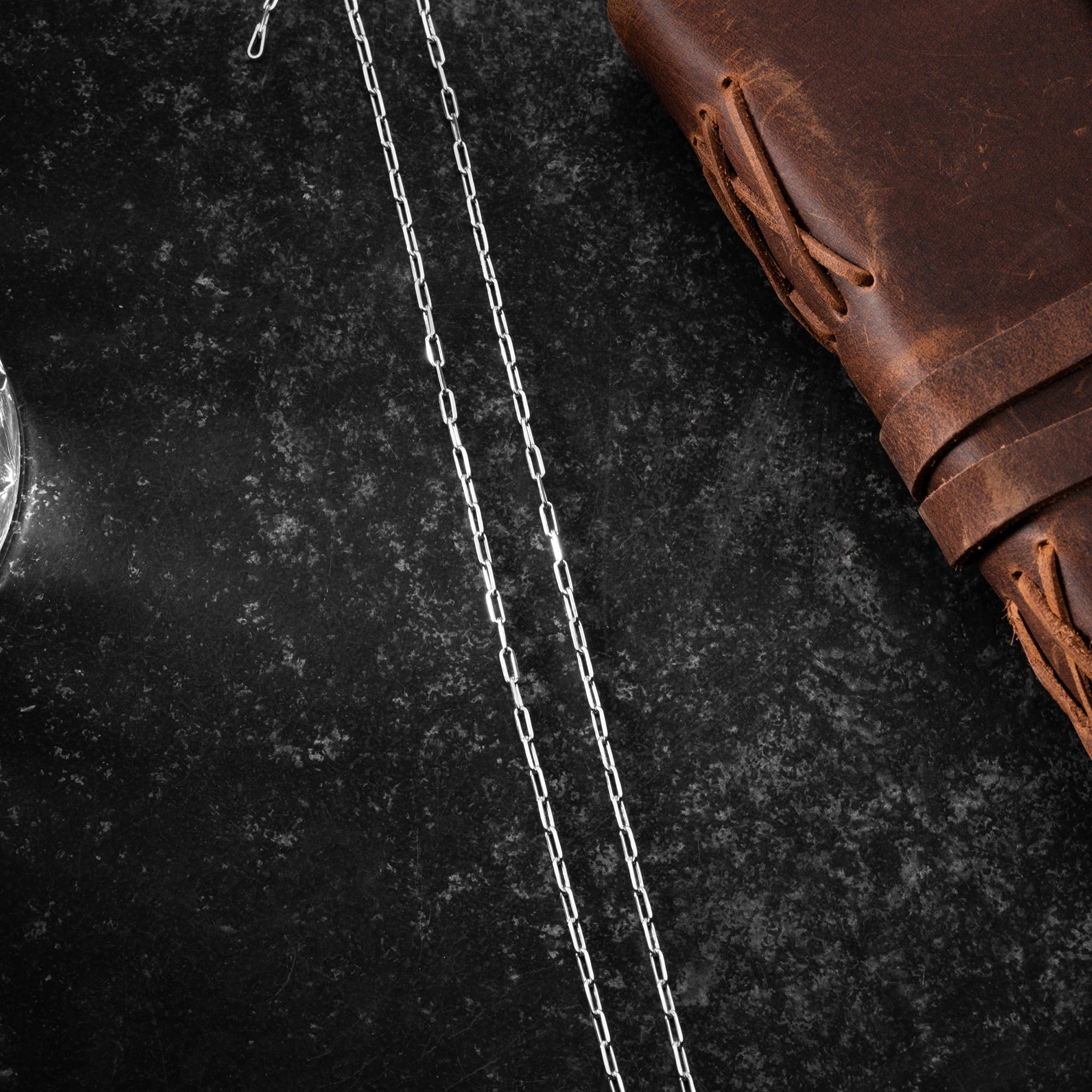 KLAMMER FINE HALSKETTE | 925 SILBER