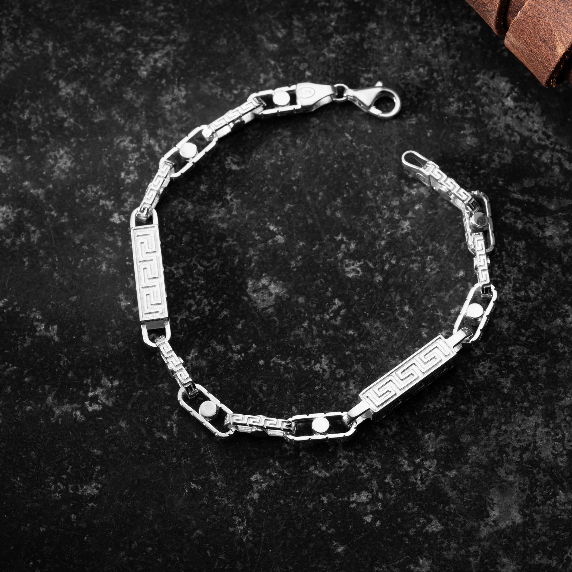 GREEK MONTE CARLO ARMBAND | 925 SILBER