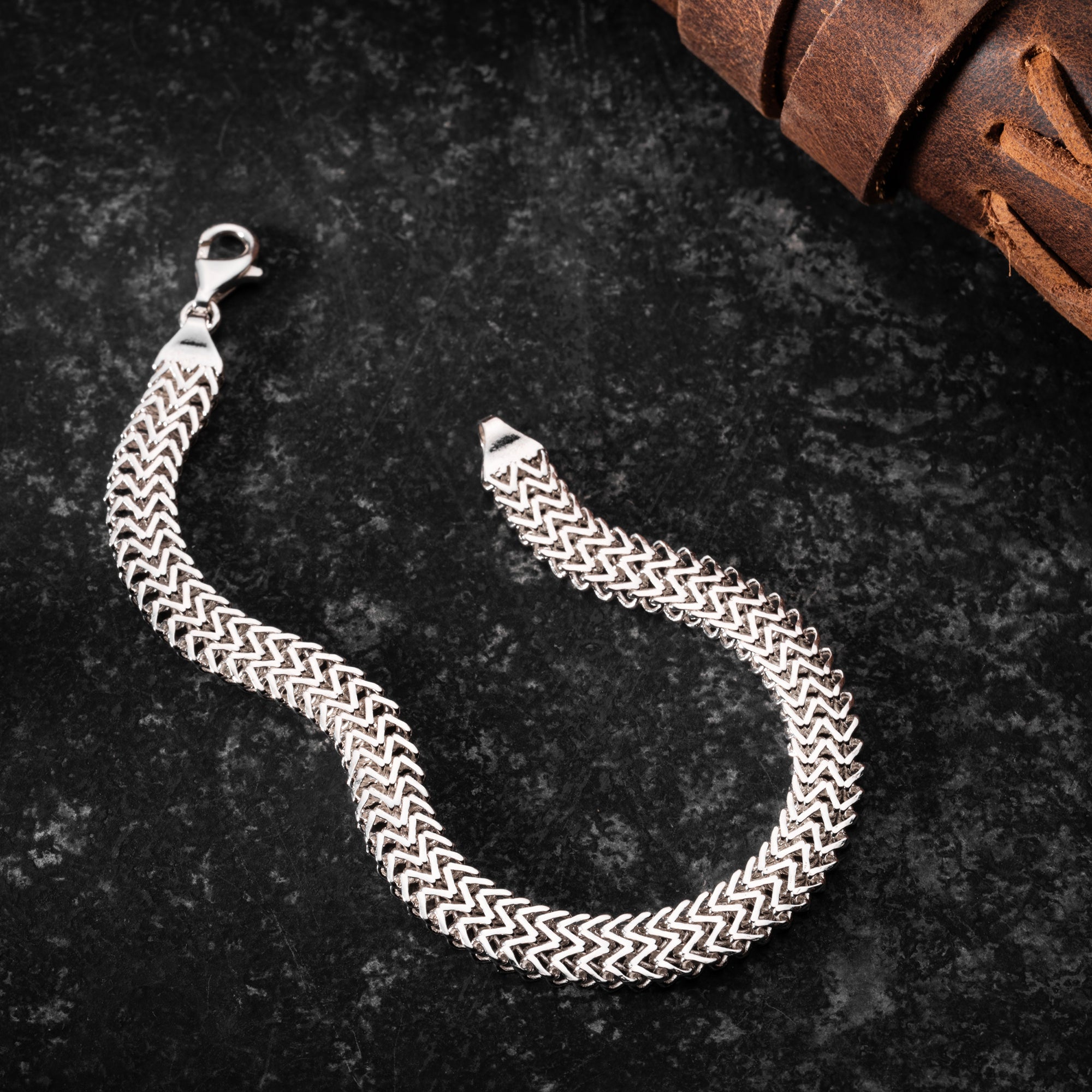 CHEVRON ARMBAND | 925 SILBER