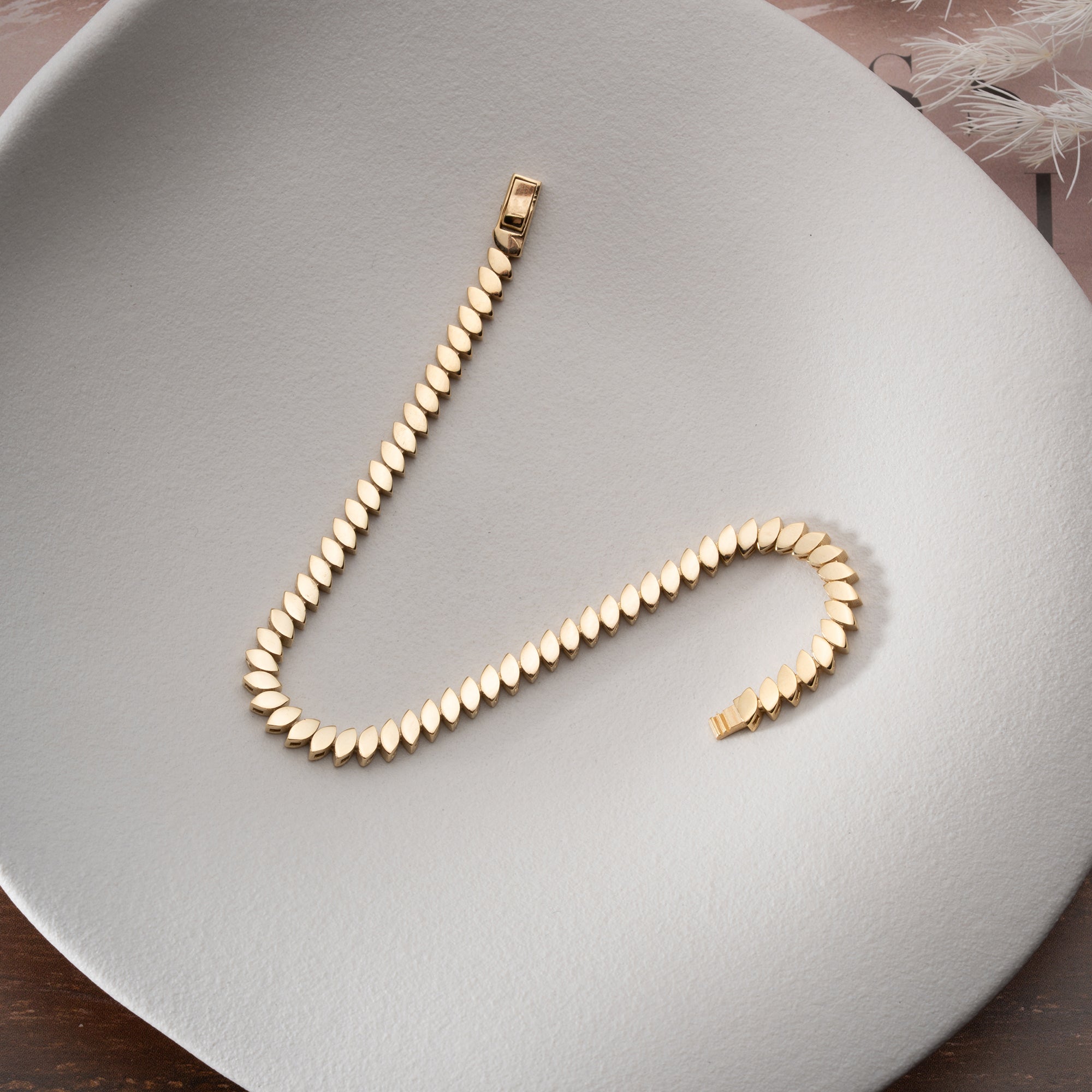 BLÄTTER ARMBAND | 925 SILBER