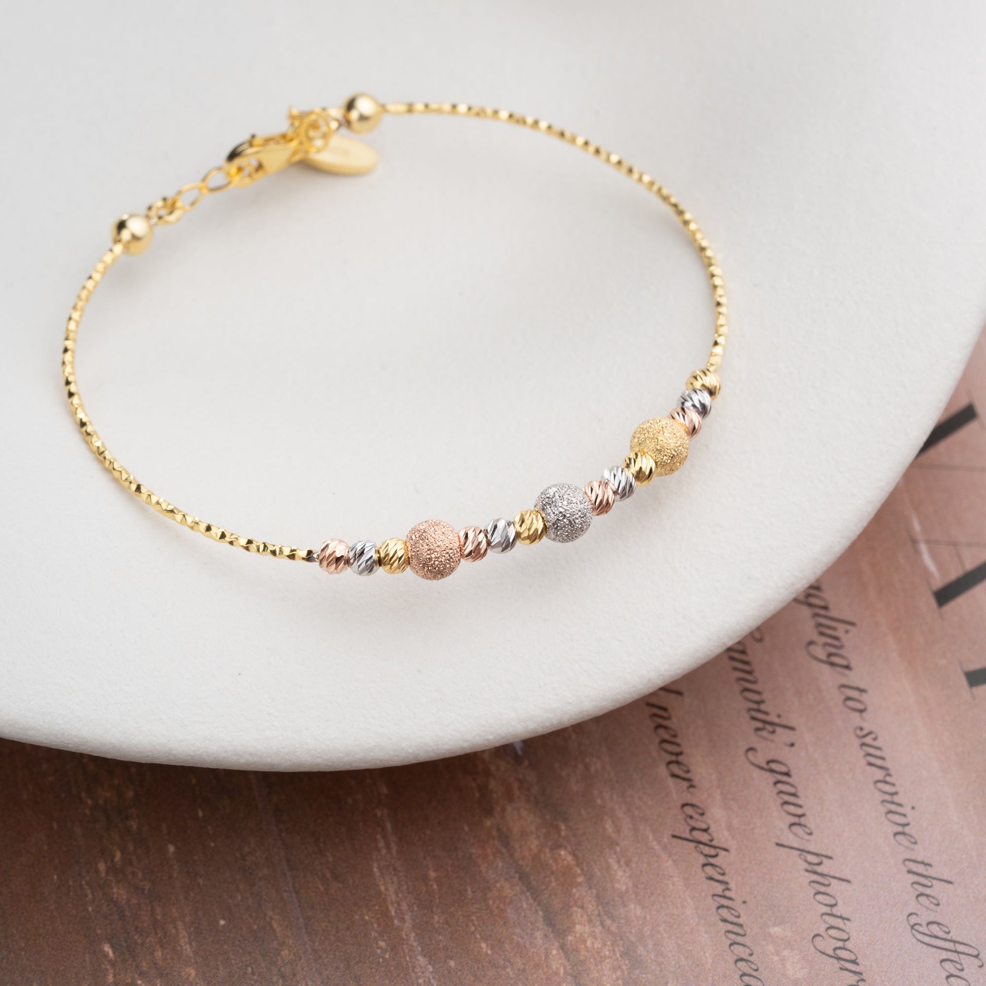 TRICOLOR ARMREIFEN | 925 SILBER