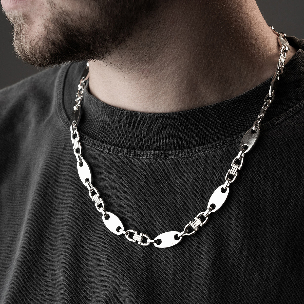 PLATTENKETTE 9 MM | 925 SILBER