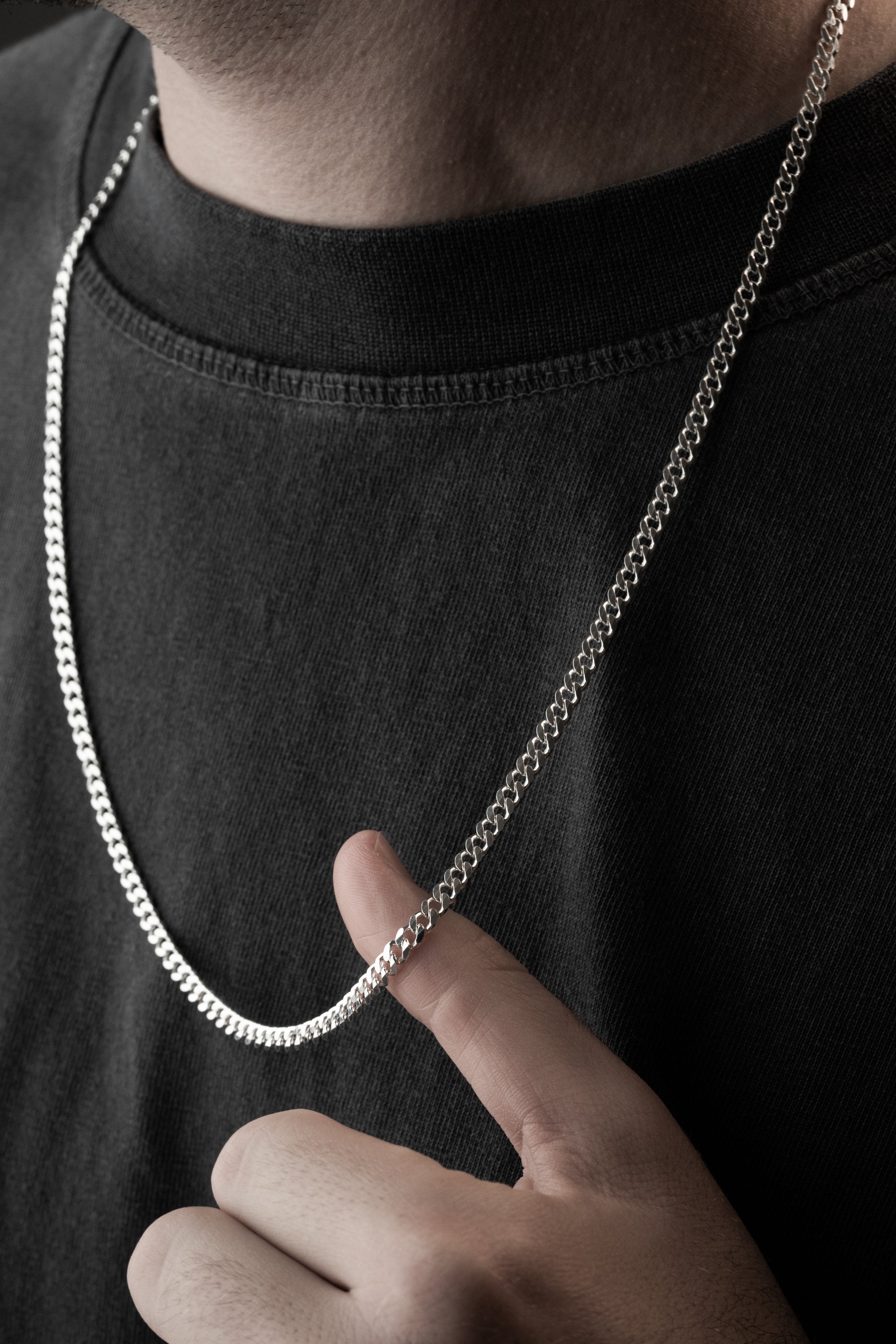 PANZER HALSKETTE 3 MM | 925 SILBER
