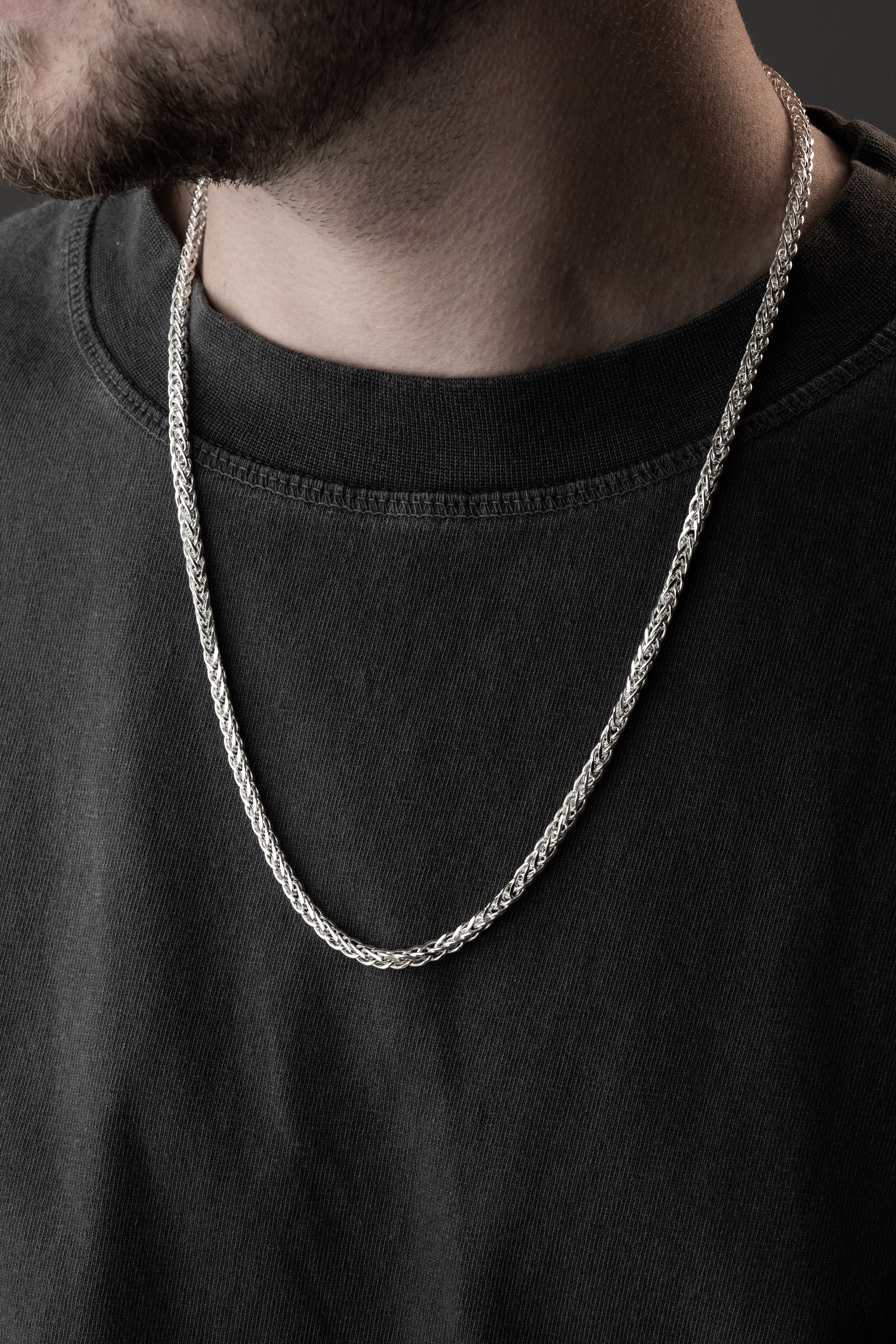 KORDEL HALSKETTE 4 MM | 925 SILBER
