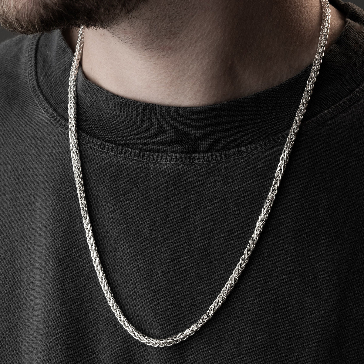 KORDEL HALSKETTE 4 MM | 925 SILBER