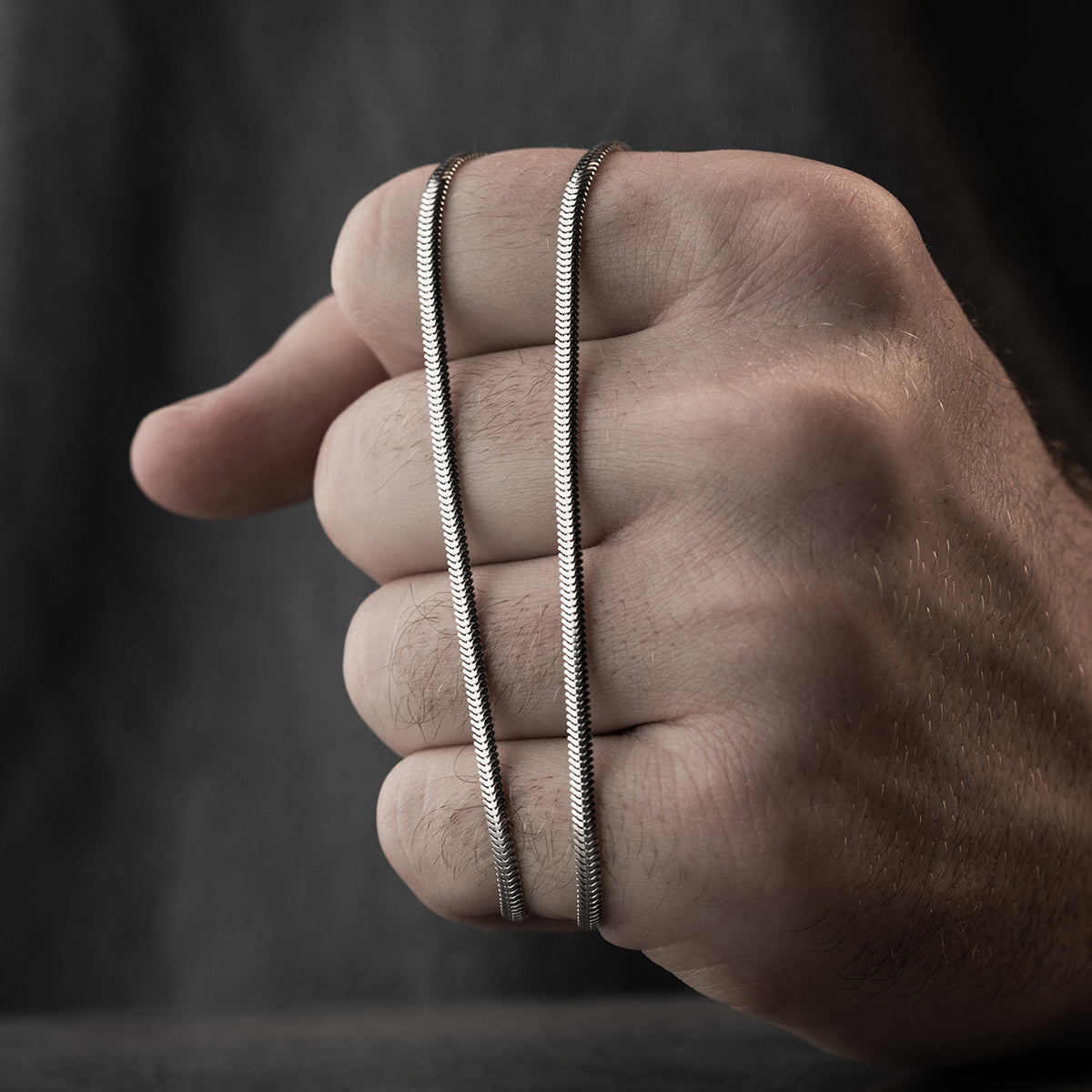 SNAKE HALSKETTE 2 MM | 925 SILBER