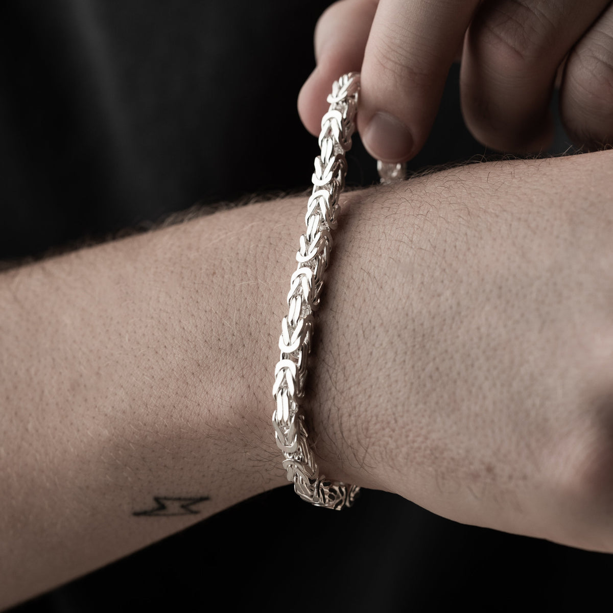 KÖNIGS ARMBAND 6 MM | 925 SILBER