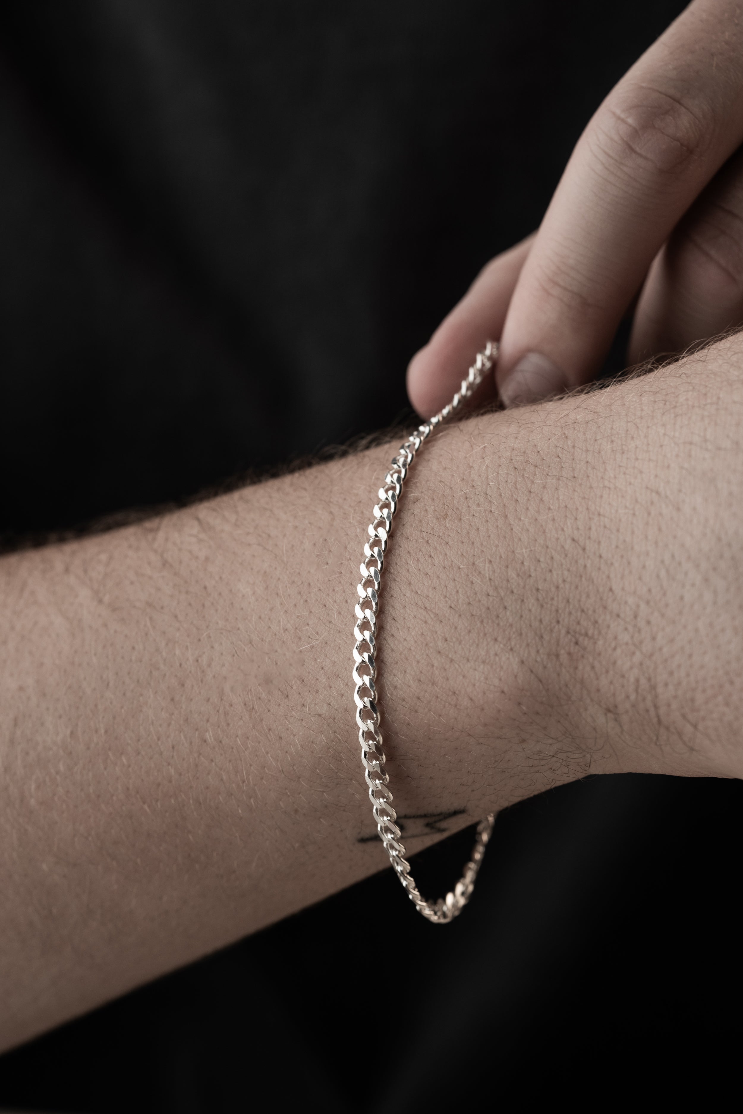 PANZER ARMBAND 3 MM | 925 SILBER