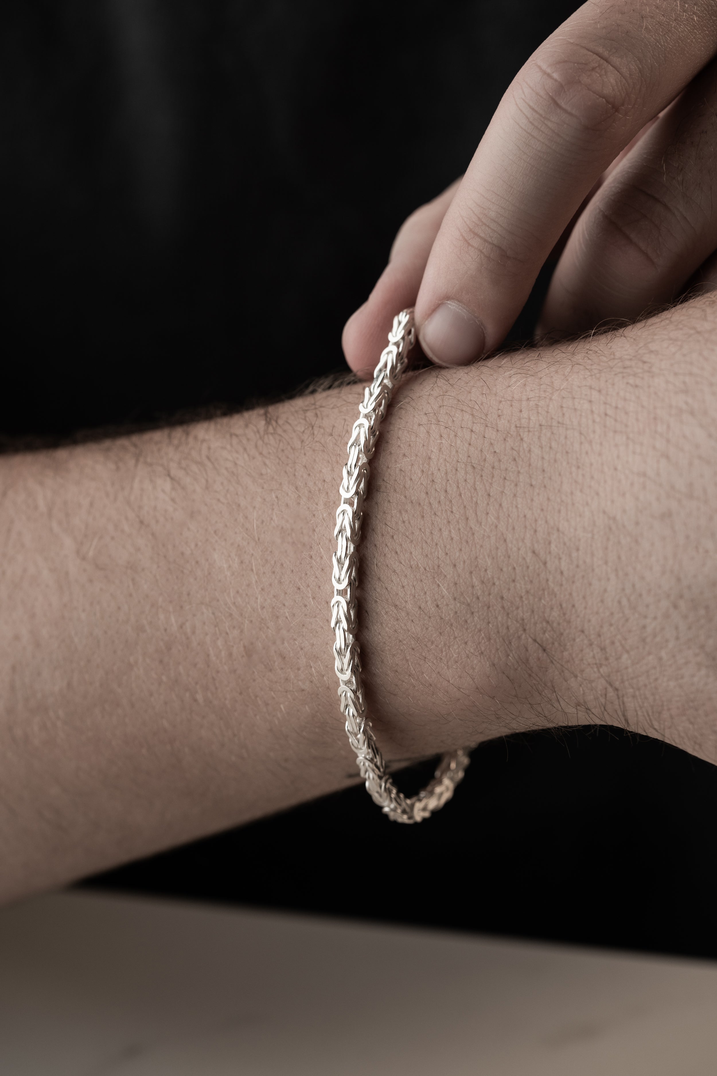 KÖNIGS ARMBAND 3 MM | 925 SILBER