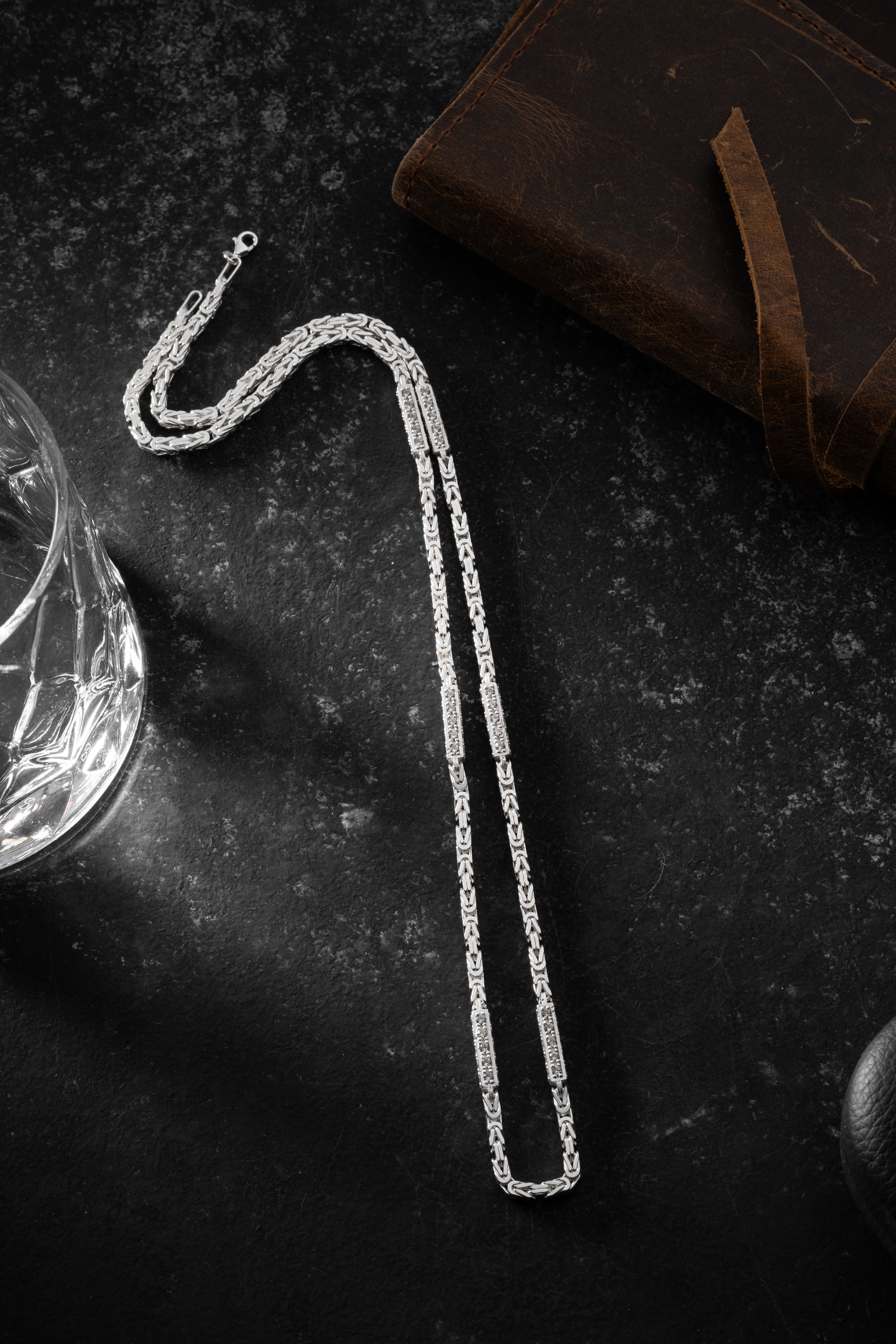 KÖNIGSKETTE ICED OUT 3 MM | 925 SILBER