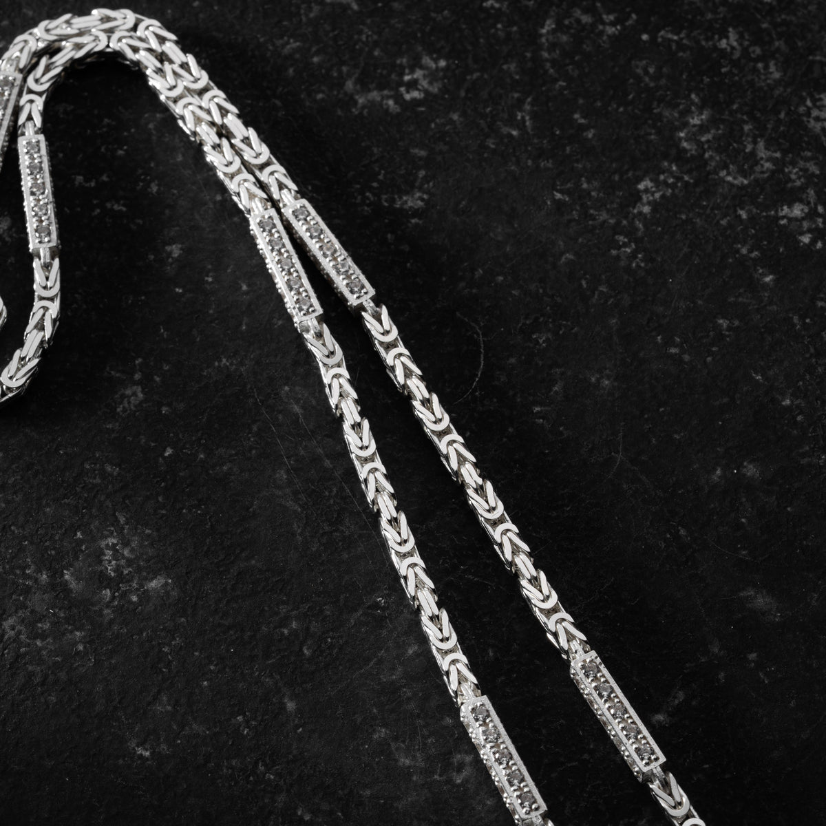 KÖNIGSKETTE ICED OUT 3 MM | 925 SILBER