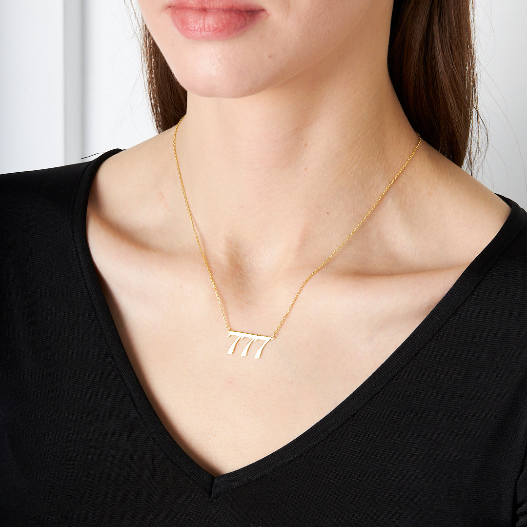 GLÜCKSZAHLEN KETTE | 925 SILBER