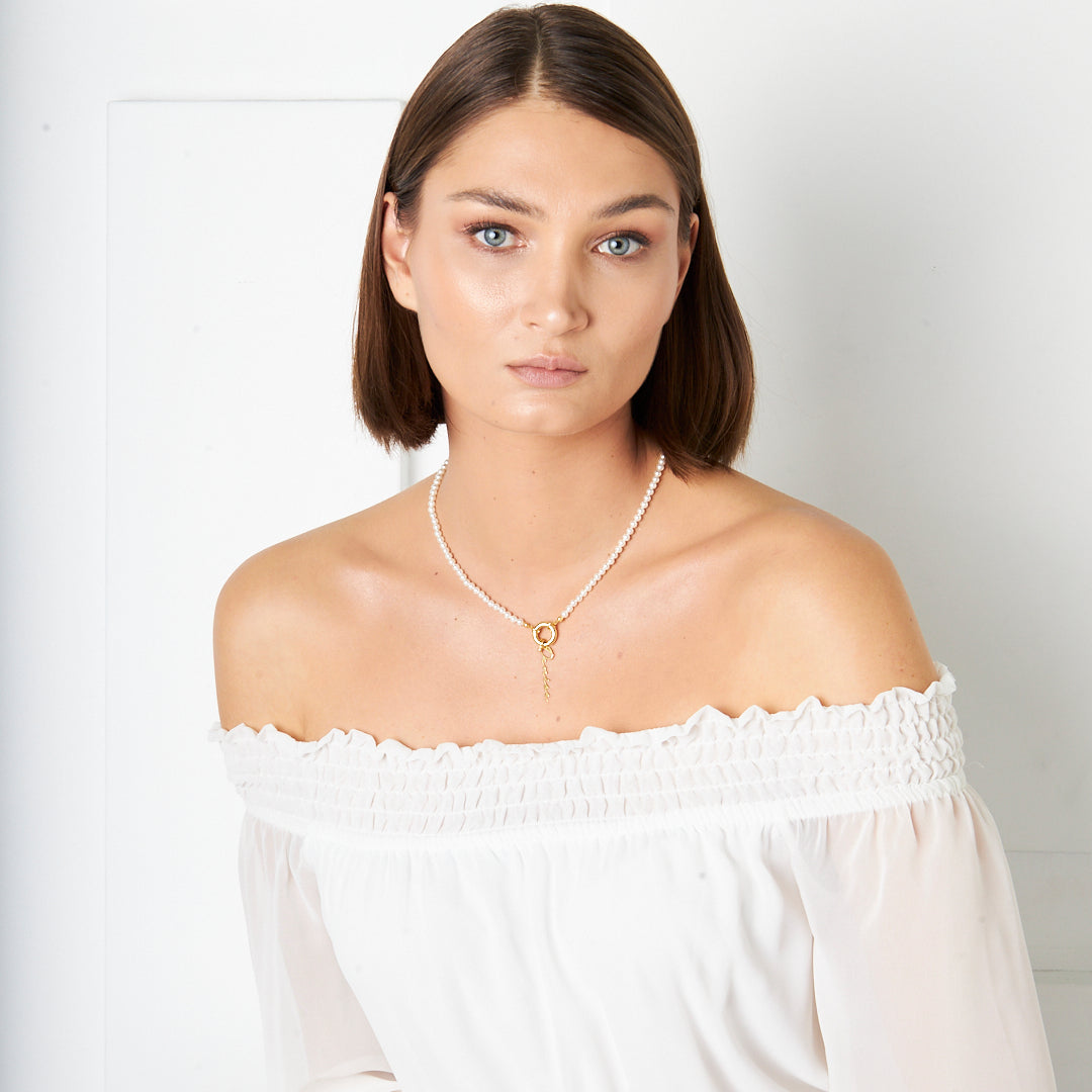 Named Sailor Lock Necklace - 925 SILVER