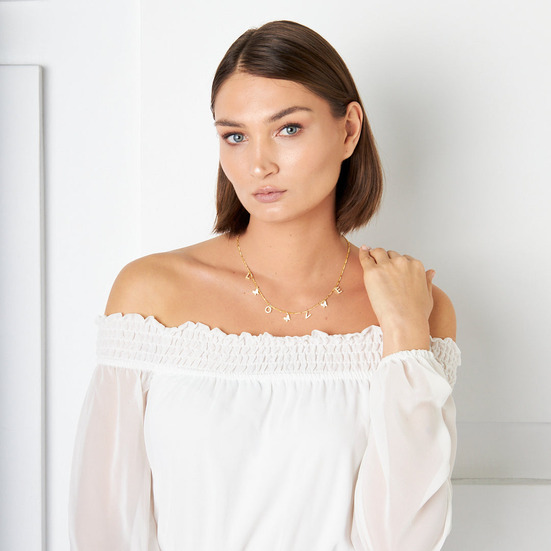 Butterfly Love Necklace - 925 SILVER