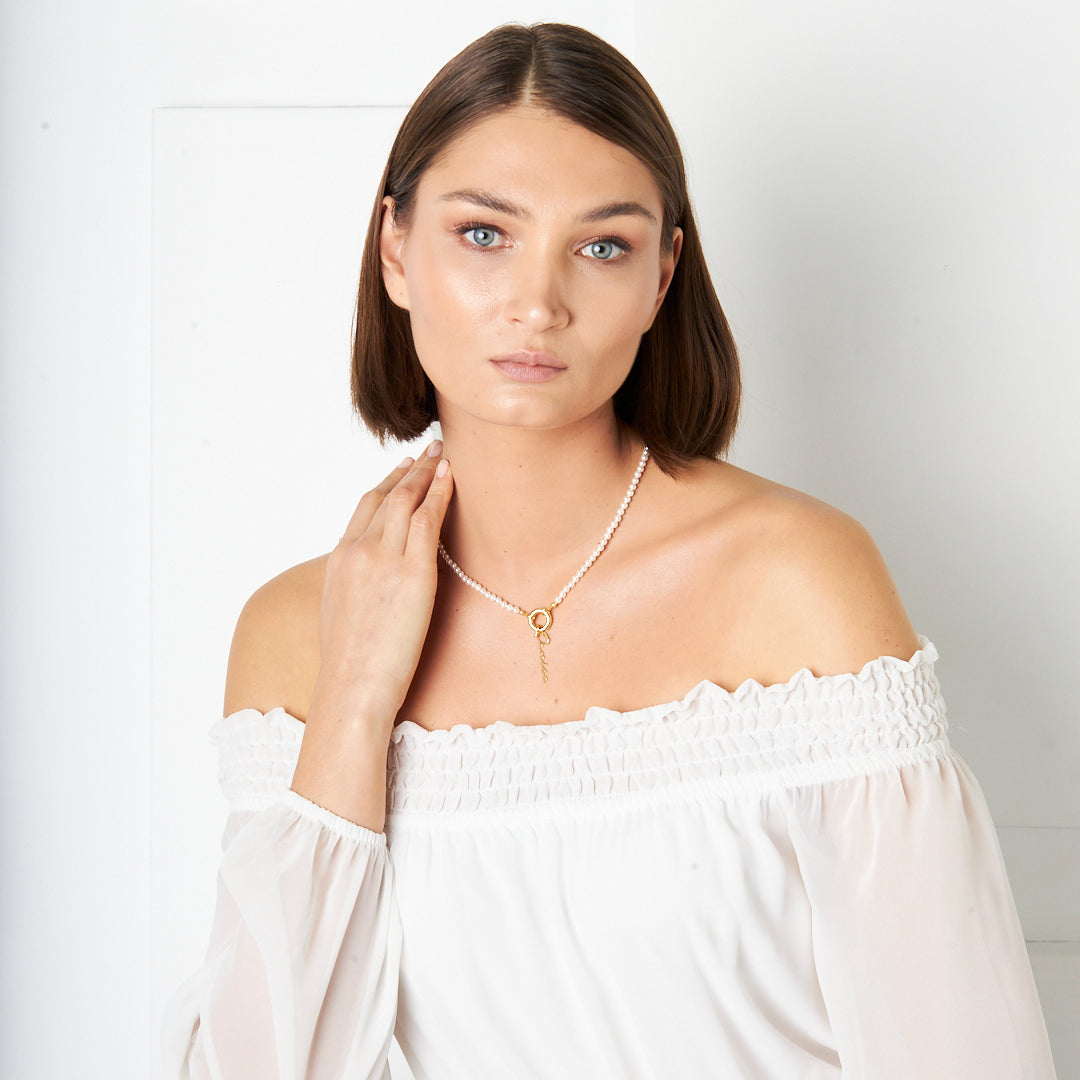 Named Sailor Lock Necklace - 925 SILVER