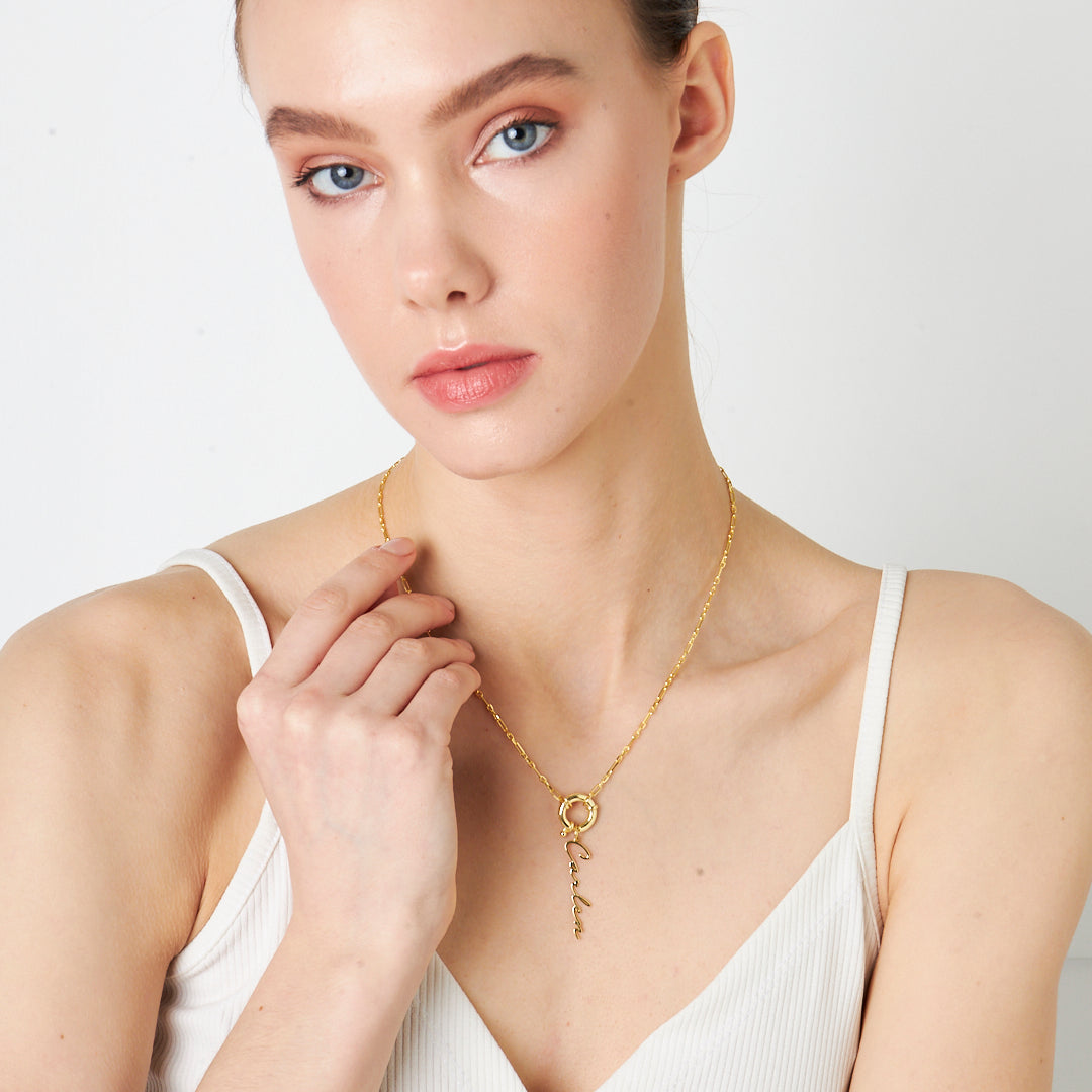 Signature Lock Necklace - 925 SILVER