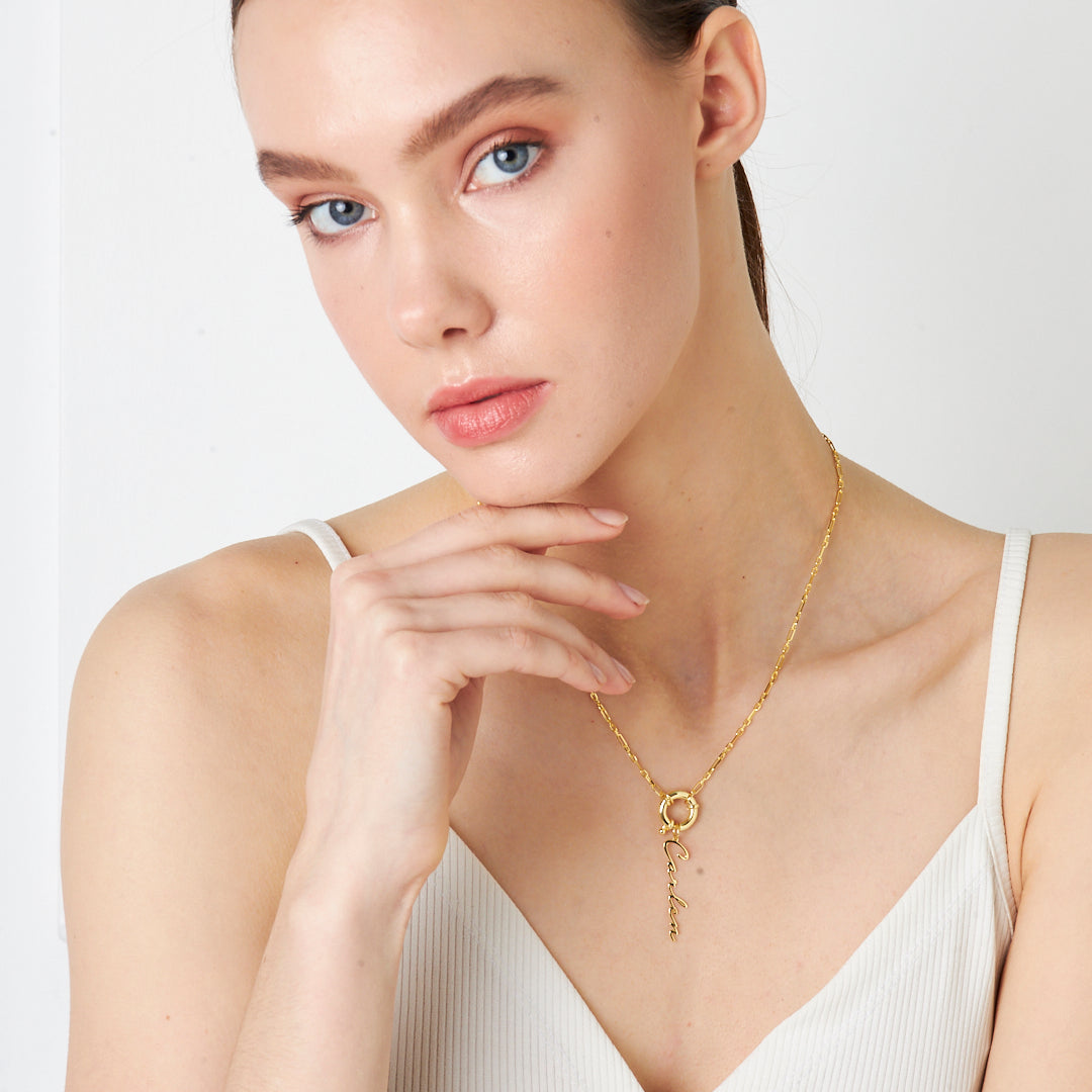 Signature Lock Necklace - 925 SILVER